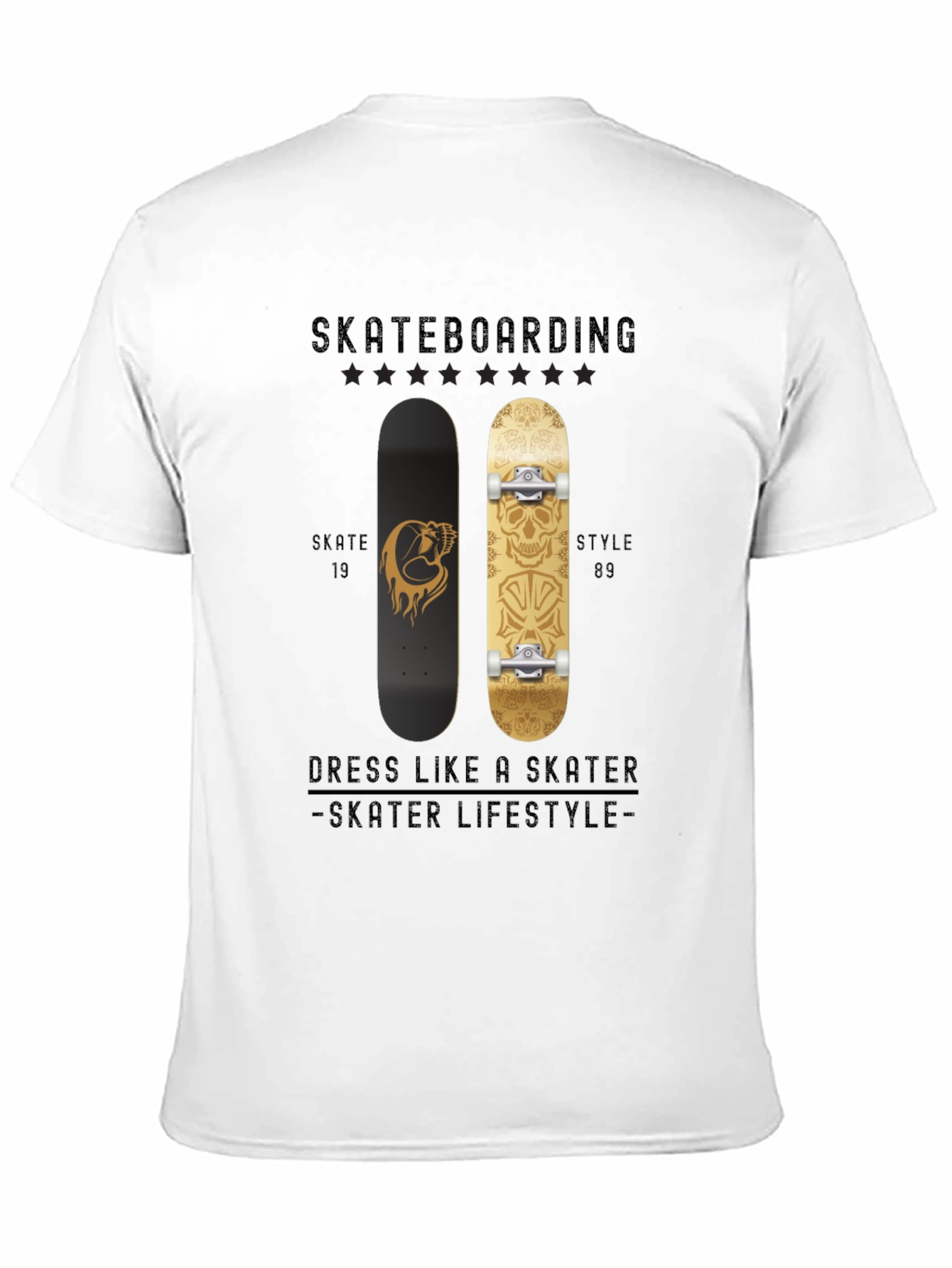 Skateboarding Style Tee - Skater Lifestyle T-Shirt