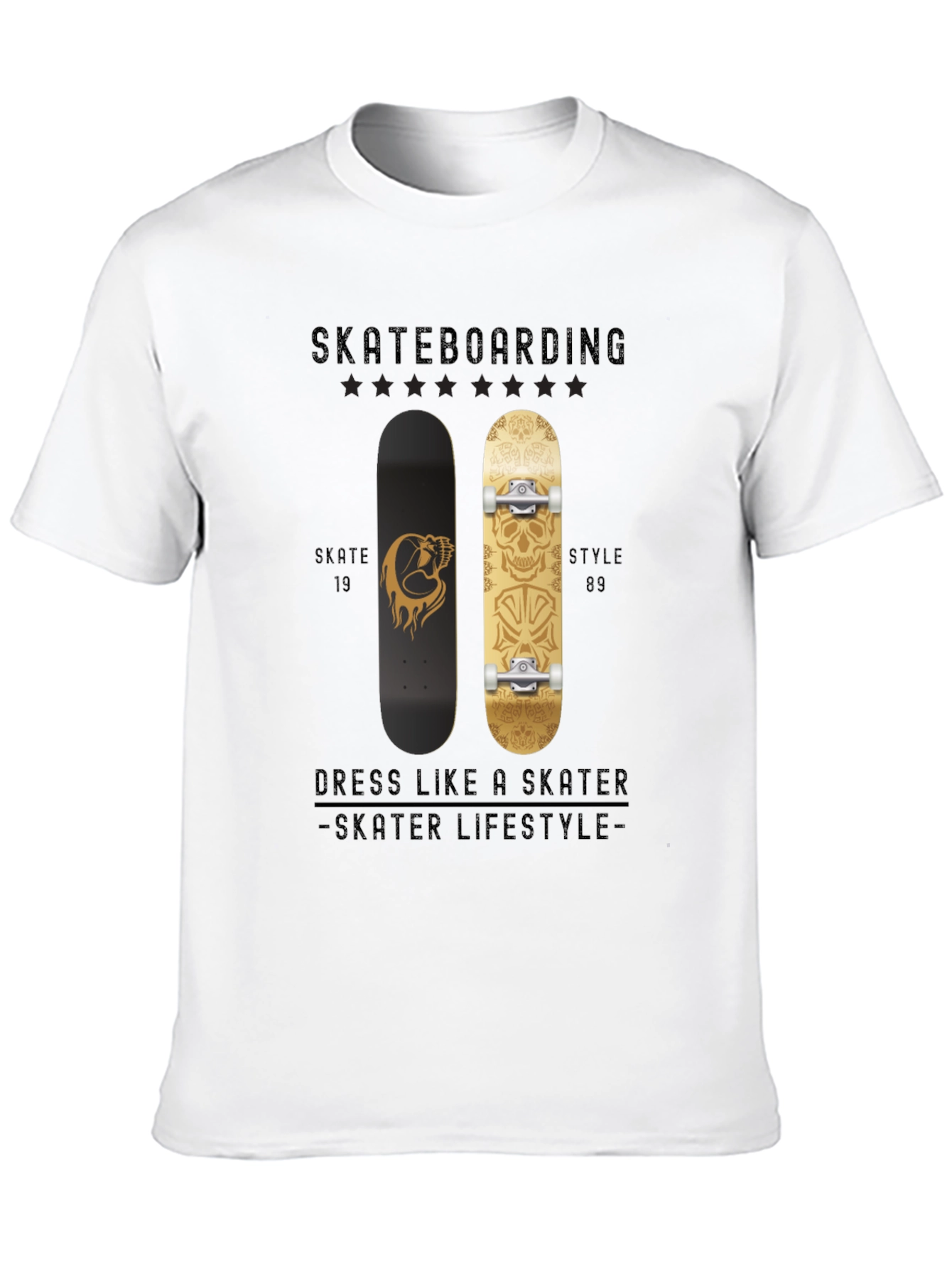 Skateboarding Style Tee - Skater Lifestyle T-Shirt