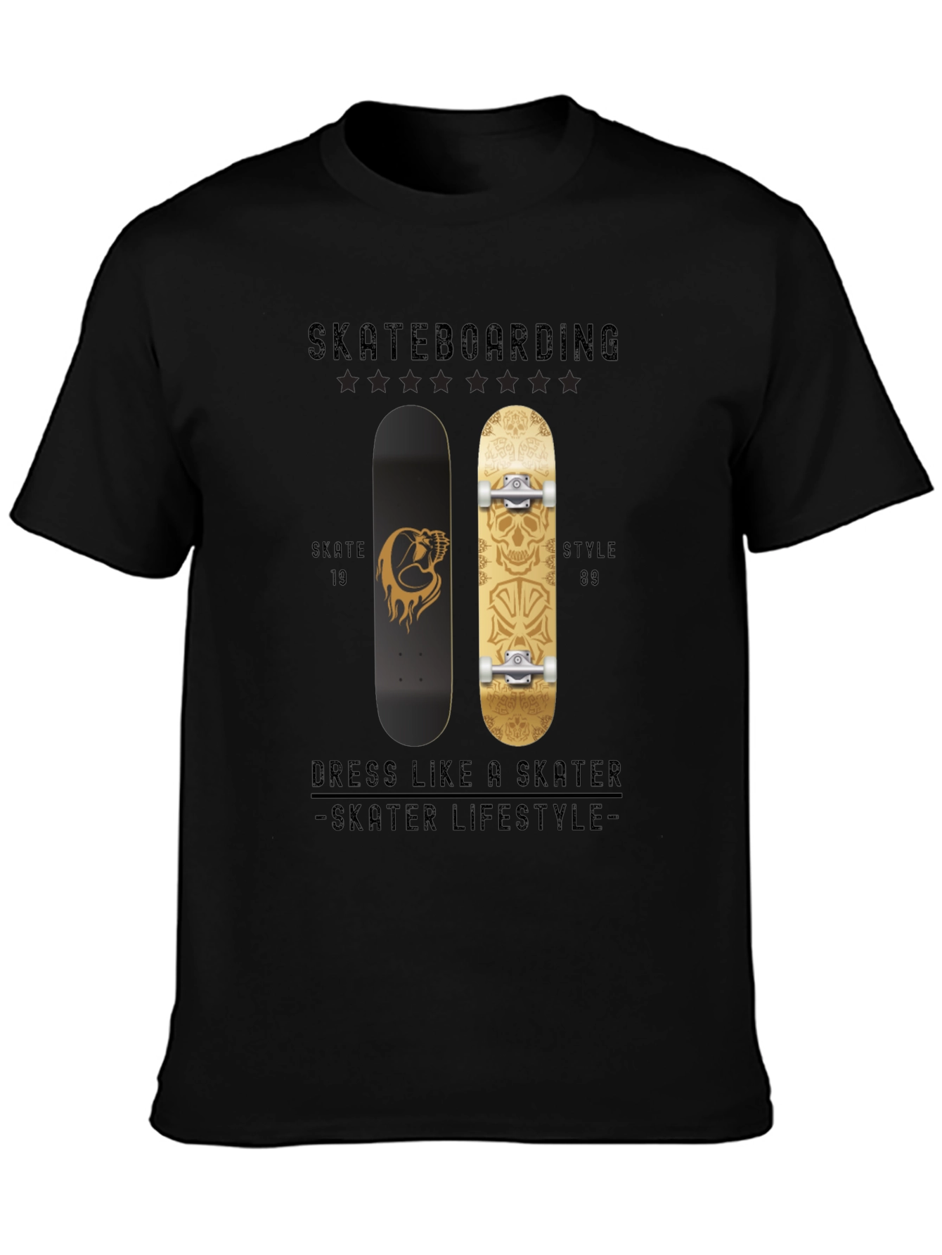 Skateboarding Style Tee - Skater Lifestyle T-Shirt
