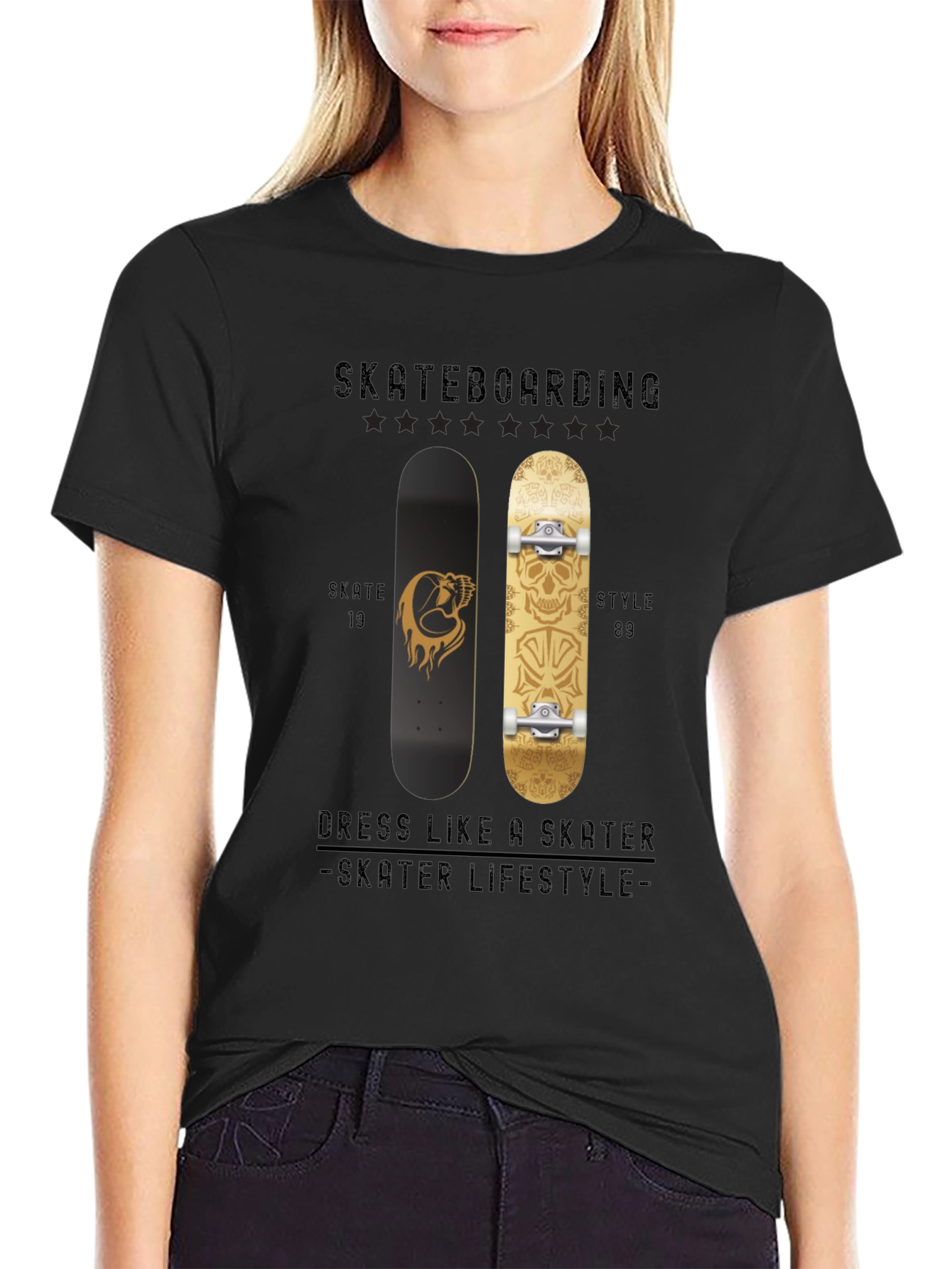 Skateboarding Style Tee - Skater Lifestyle T-Shirt