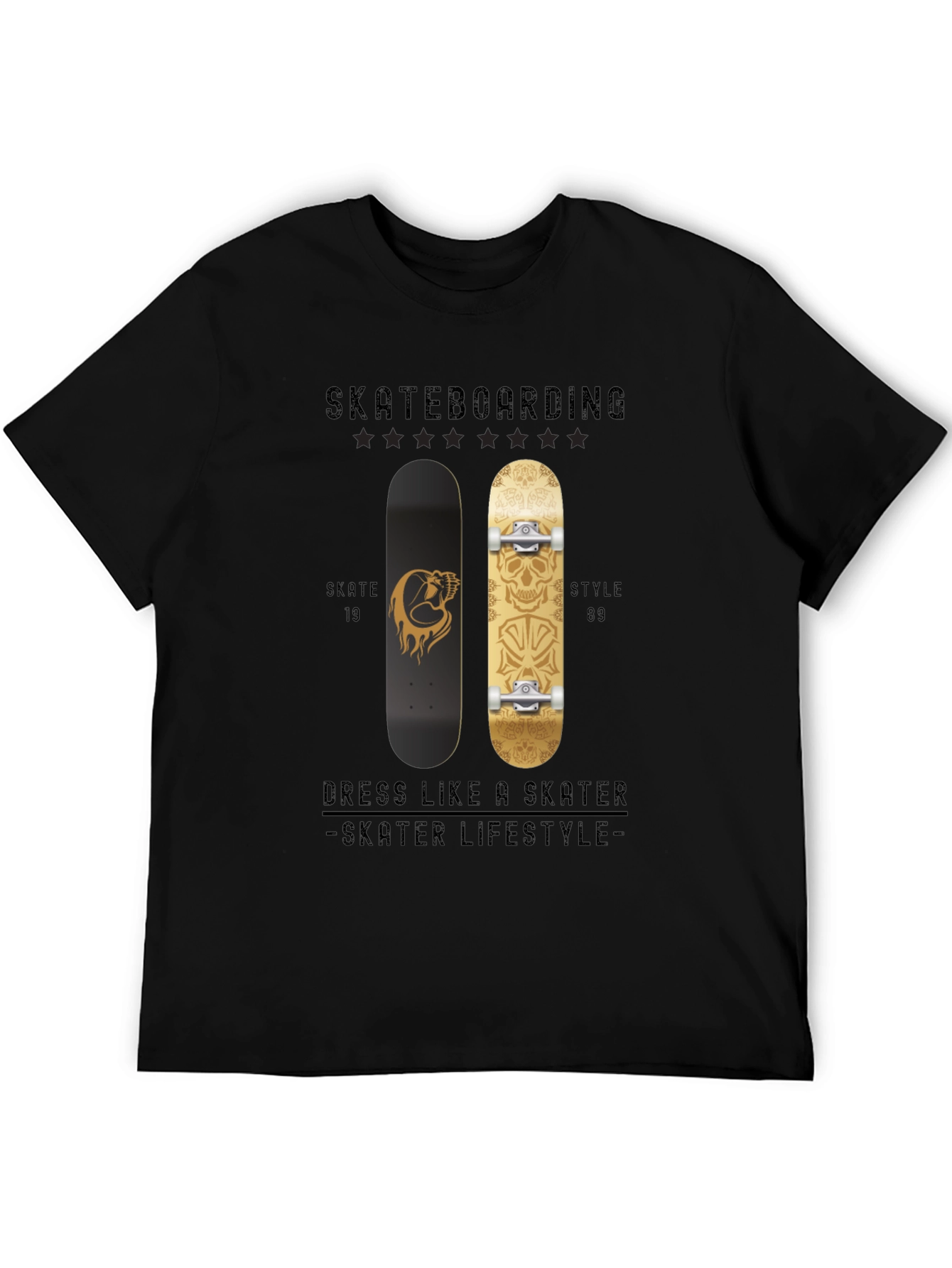 Skateboarding Style Tee - Skater Lifestyle T-Shirt