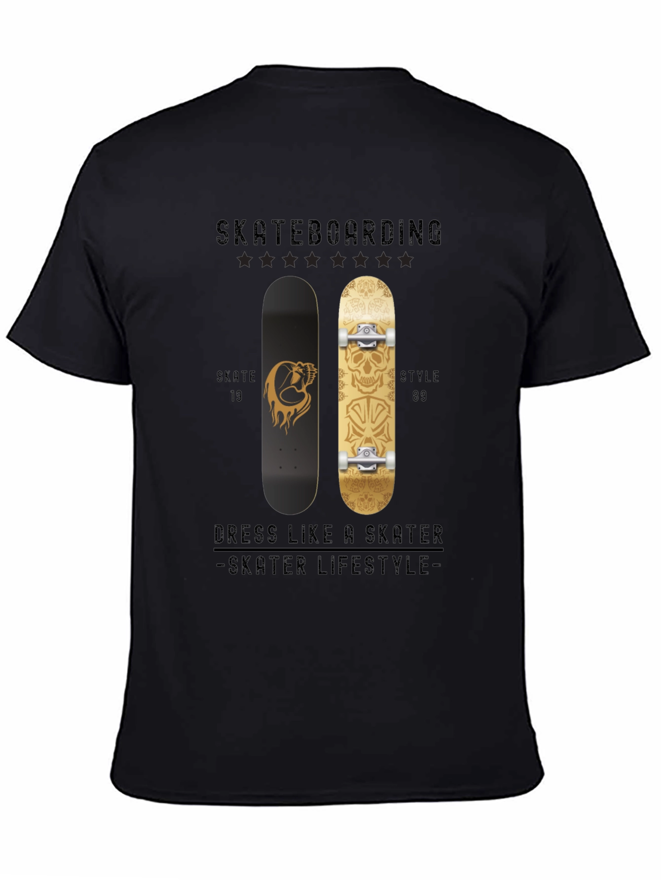 Skateboarding Style Tee - Skater Lifestyle T-Shirt