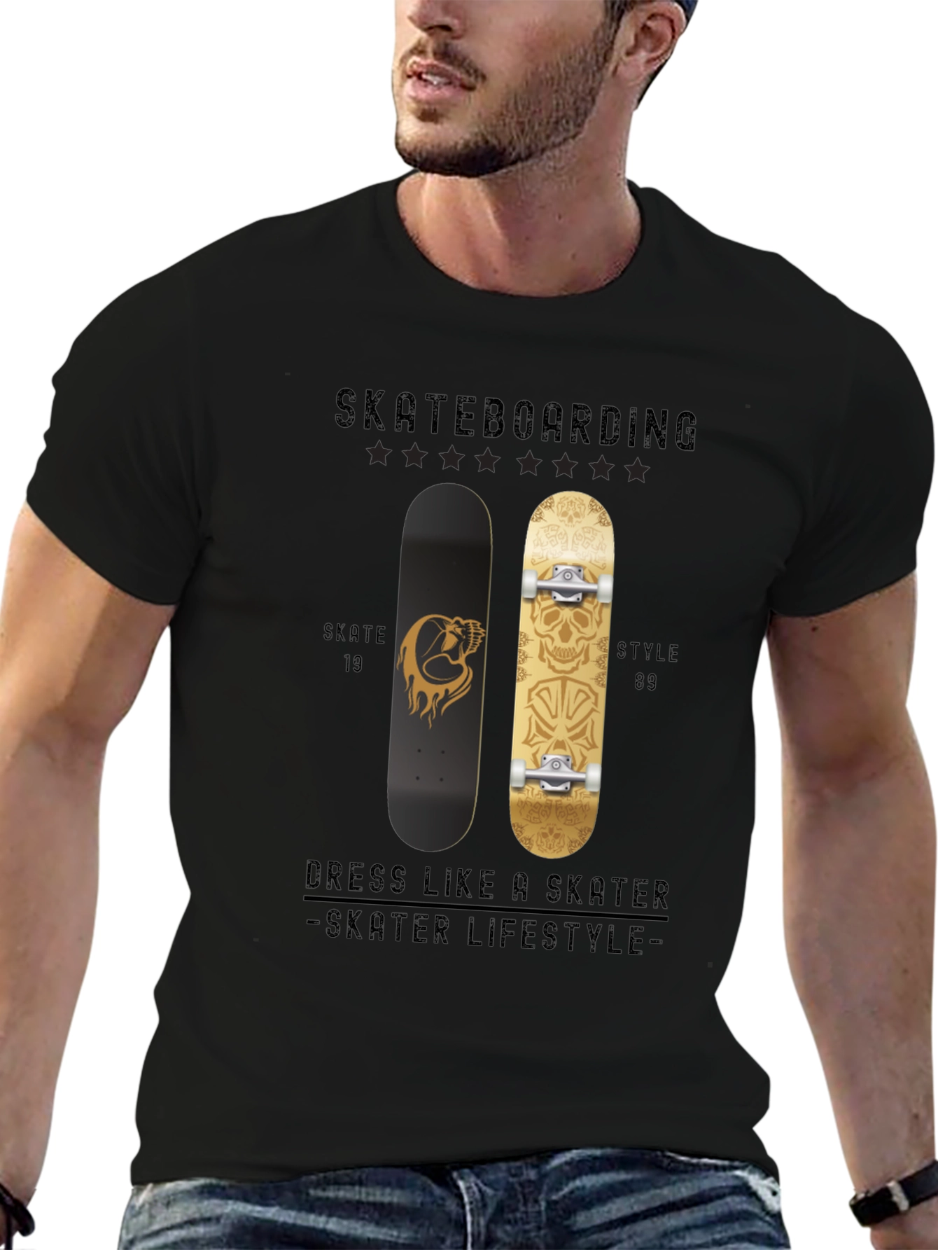 Skateboarding Style Tee - Skater Lifestyle T-Shirt