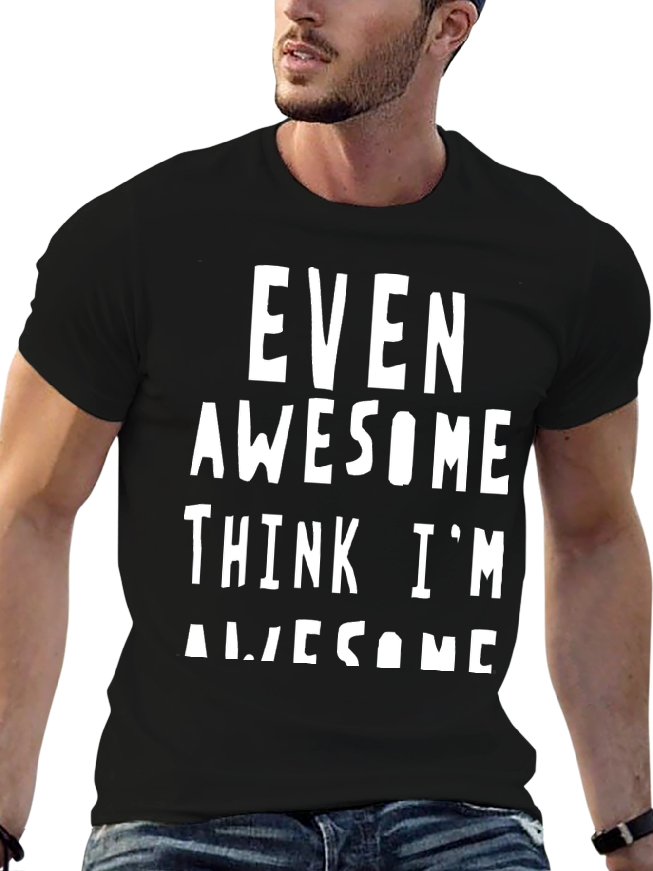 Awesome Statement T-Shirt - Black