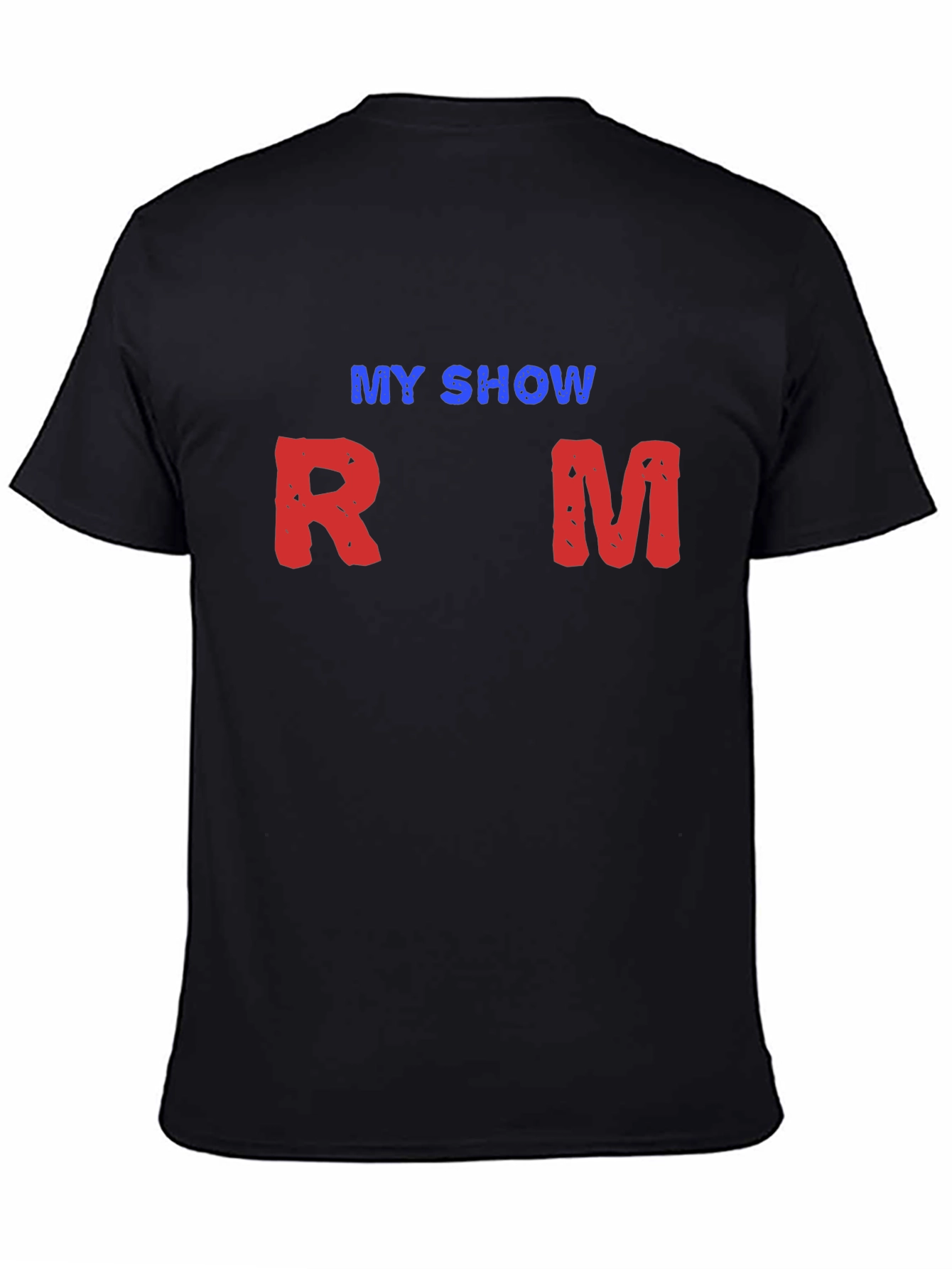 My Show RM Black Cotton T-Shirt