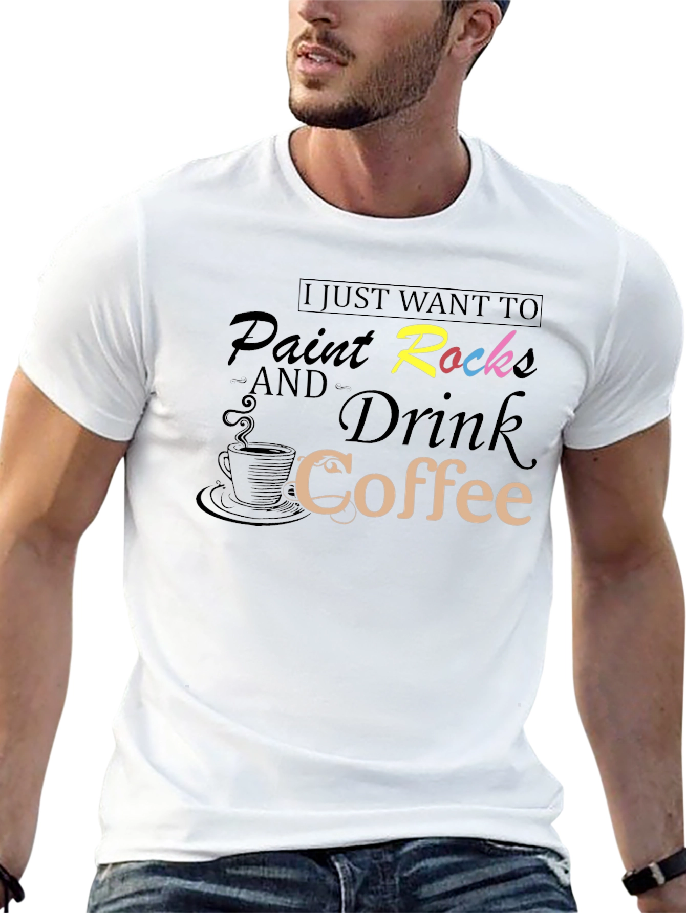 Paint Rocks & Drink Coffee T-Shirt