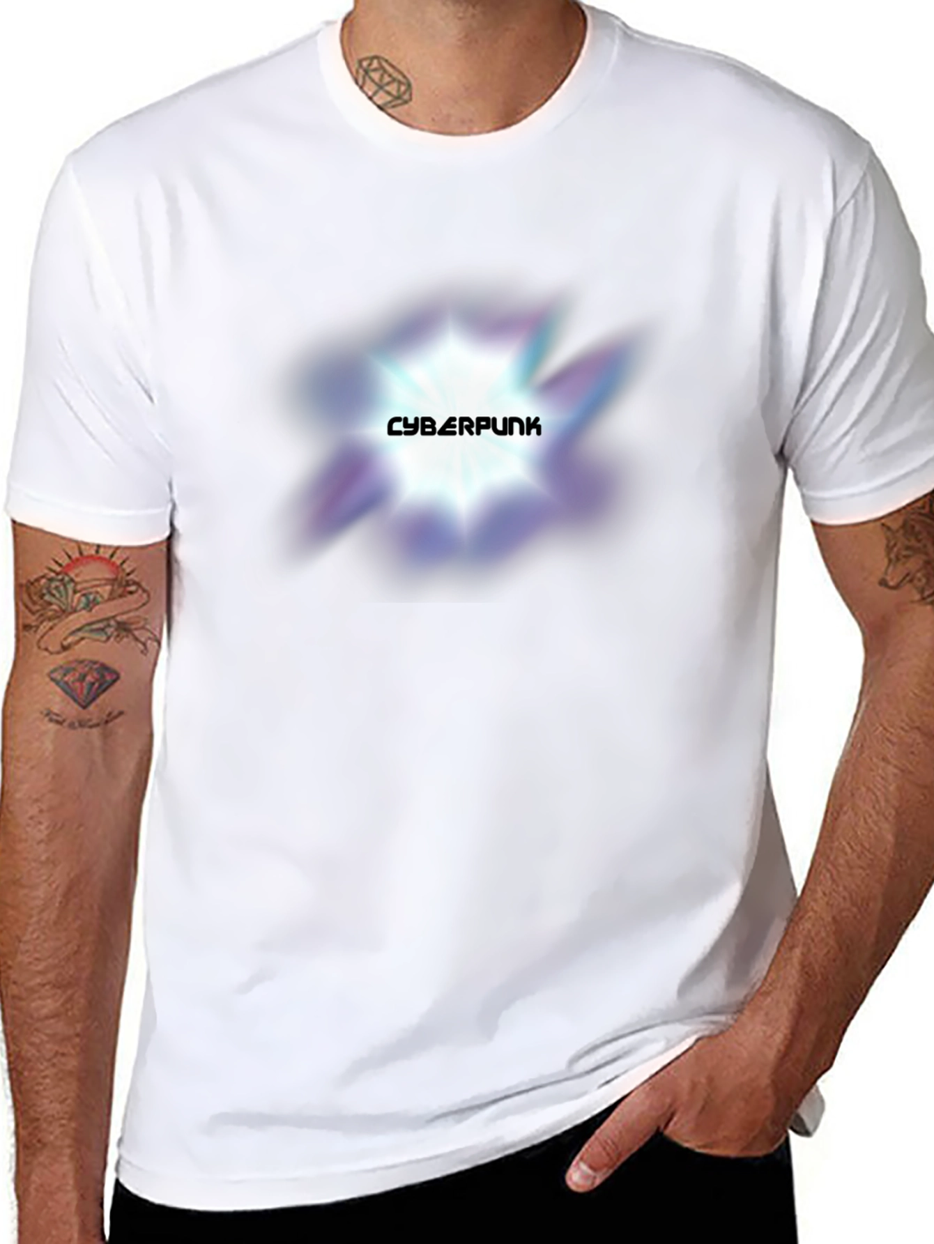 Cyberpunk Graphic T-Shirt - Cool Urban Style