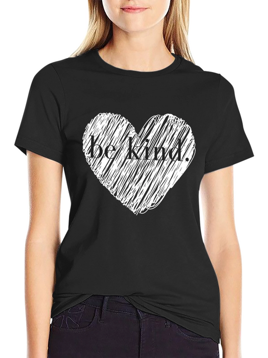 Be Kind Heart Graphic T-Shirt