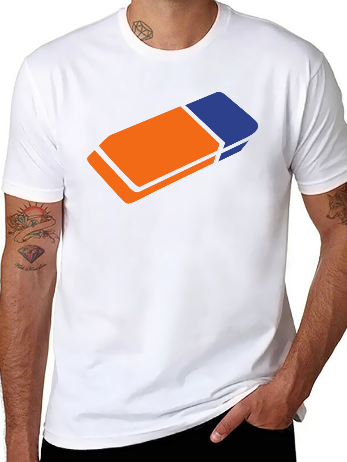 Eraser Graphic Tee - Back to School Cool