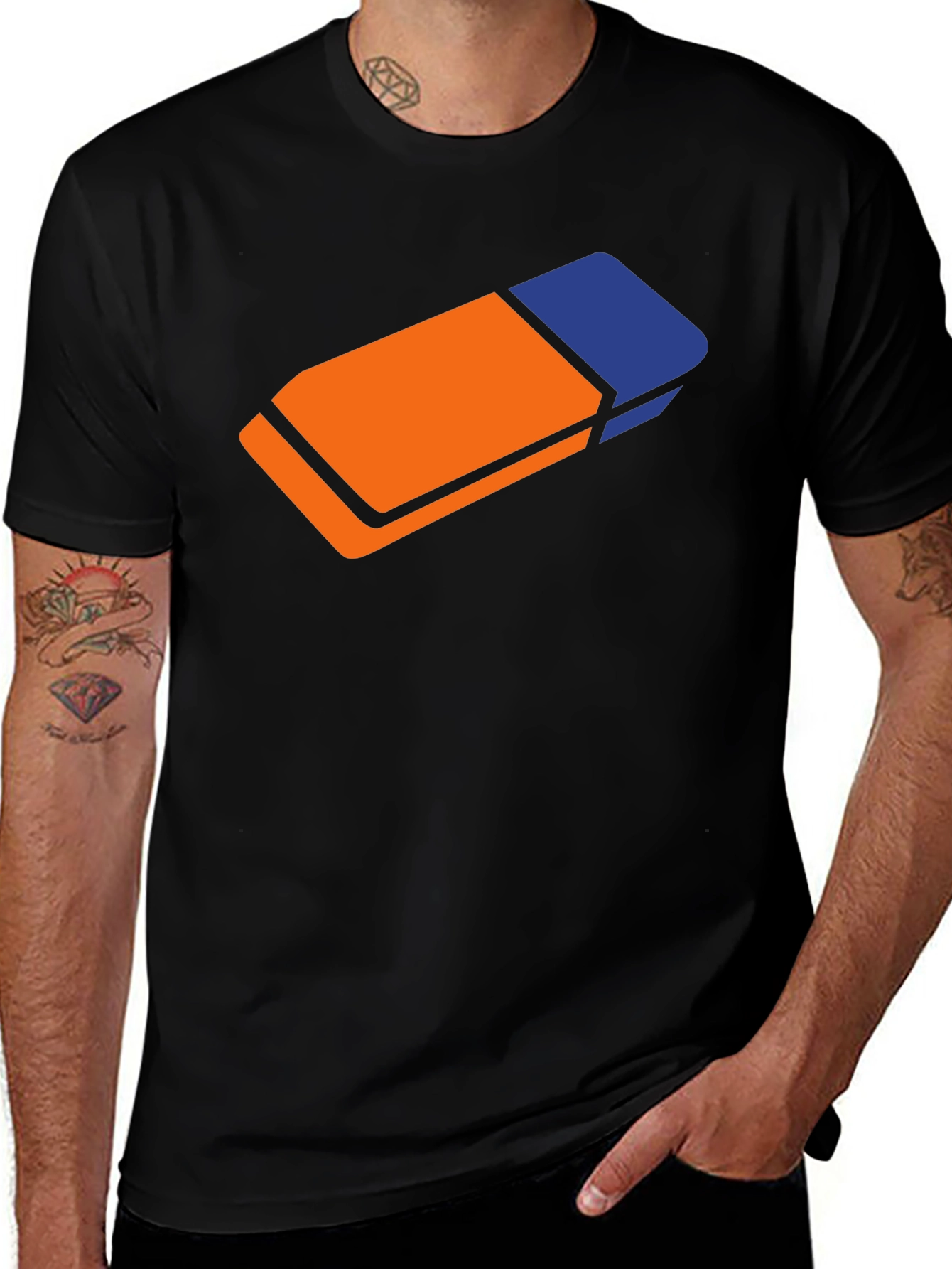 Eraser Graphic Tee - Back to School Cool