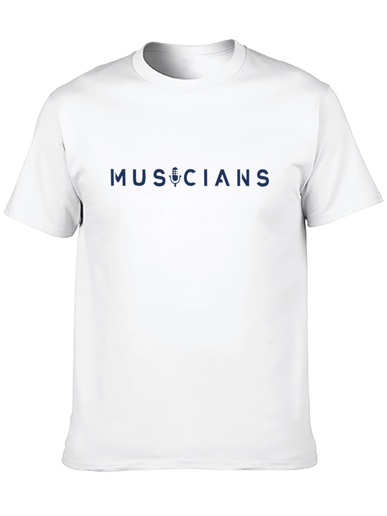 Musicians Graphic T-Shirt - Black Crew Neck Tee