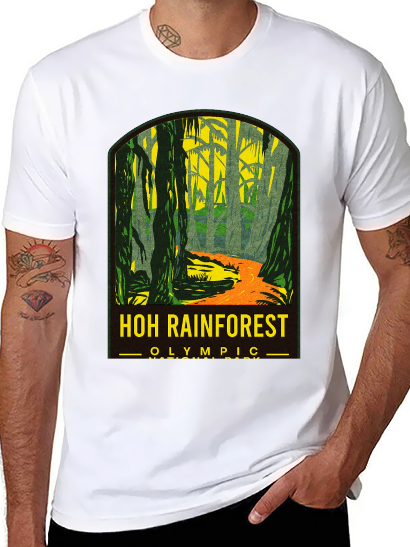 Hoh Rainforest Olympic T-Shirt