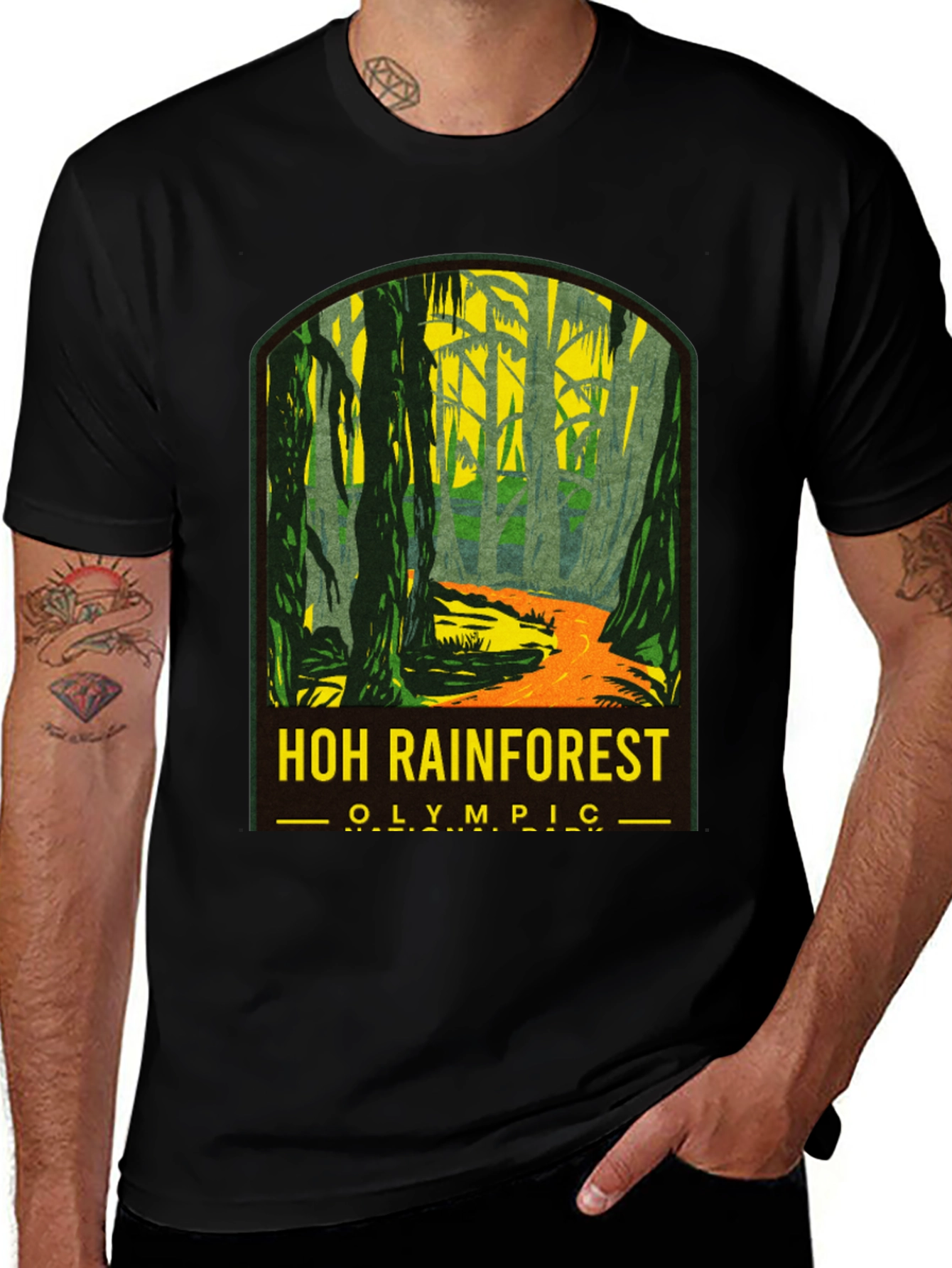 Hoh Rainforest Olympic T-Shirt