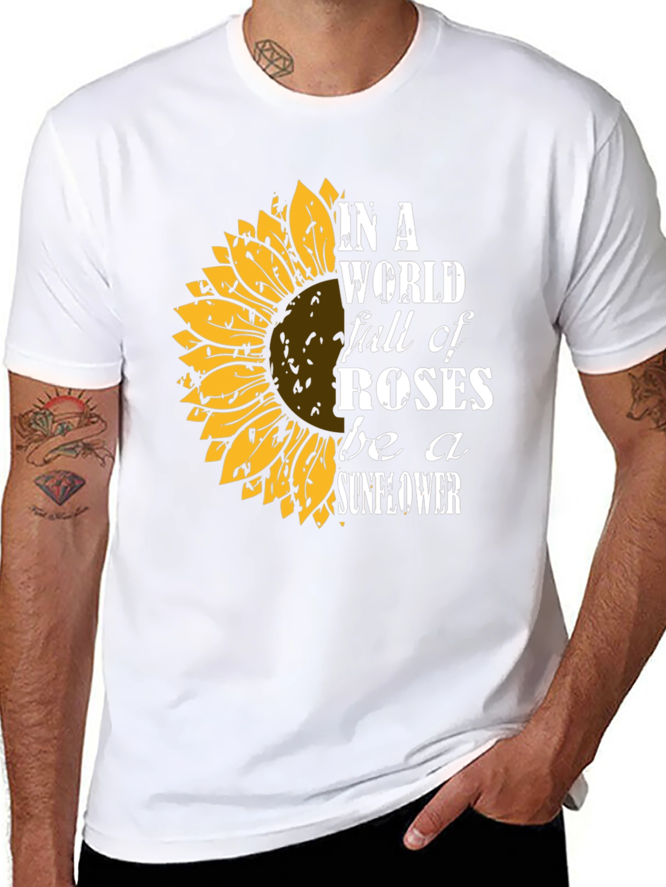 Sunflower Graphic T-Shirt - Be a Sunflower!