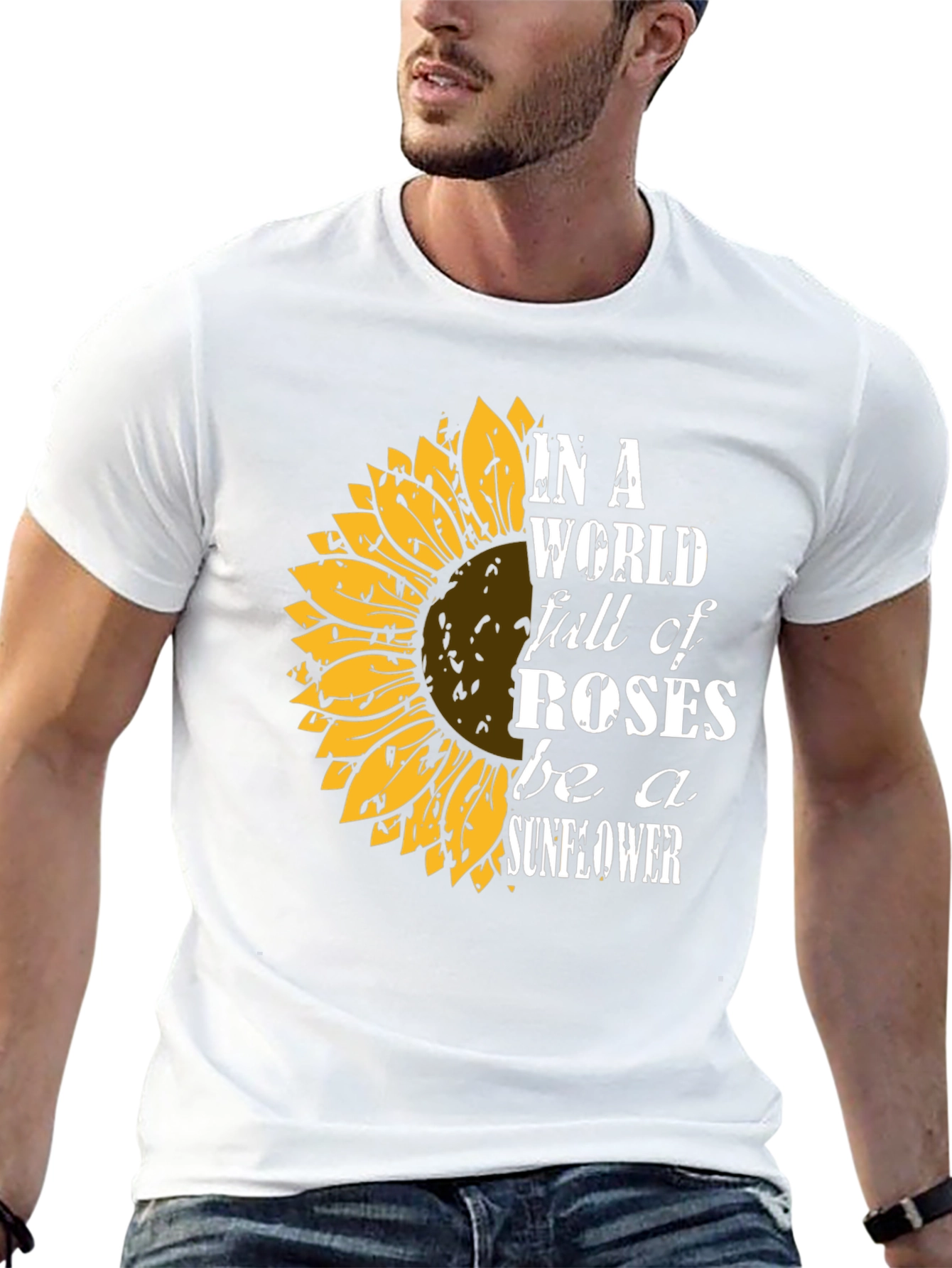 Sunflower Graphic T-Shirt - Be a Sunflower!