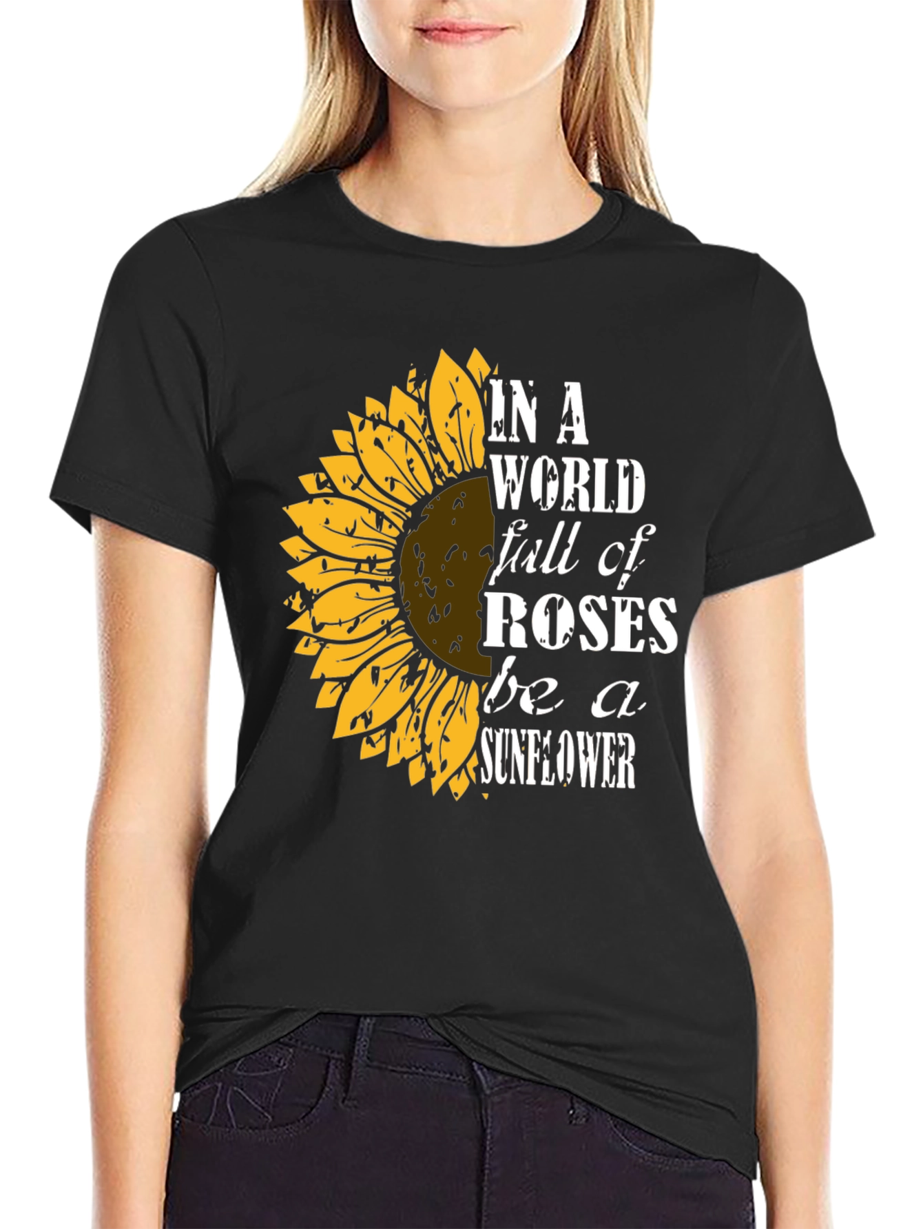 Sunflower Graphic T-Shirt - Be a Sunflower!