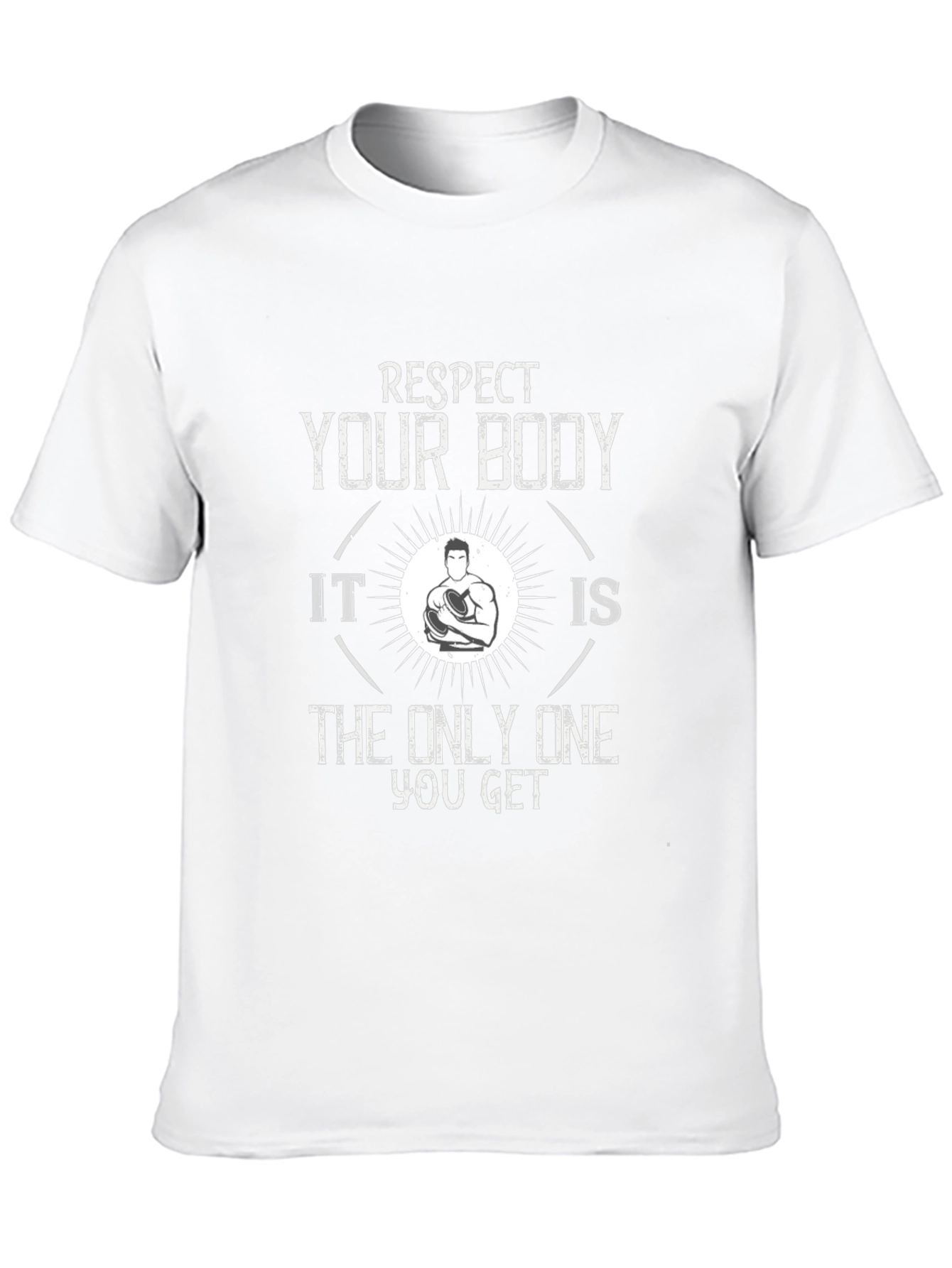 Respect Your Body Graphic Tee - Black