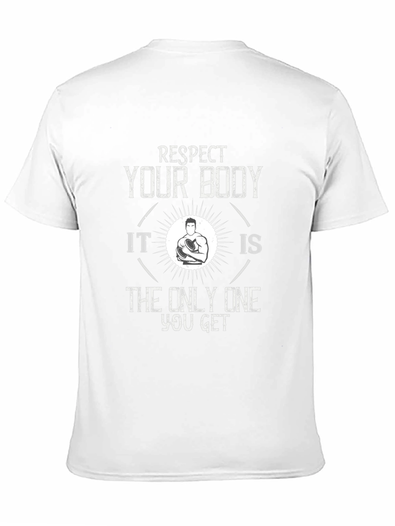 Respect Your Body Graphic Tee - Black