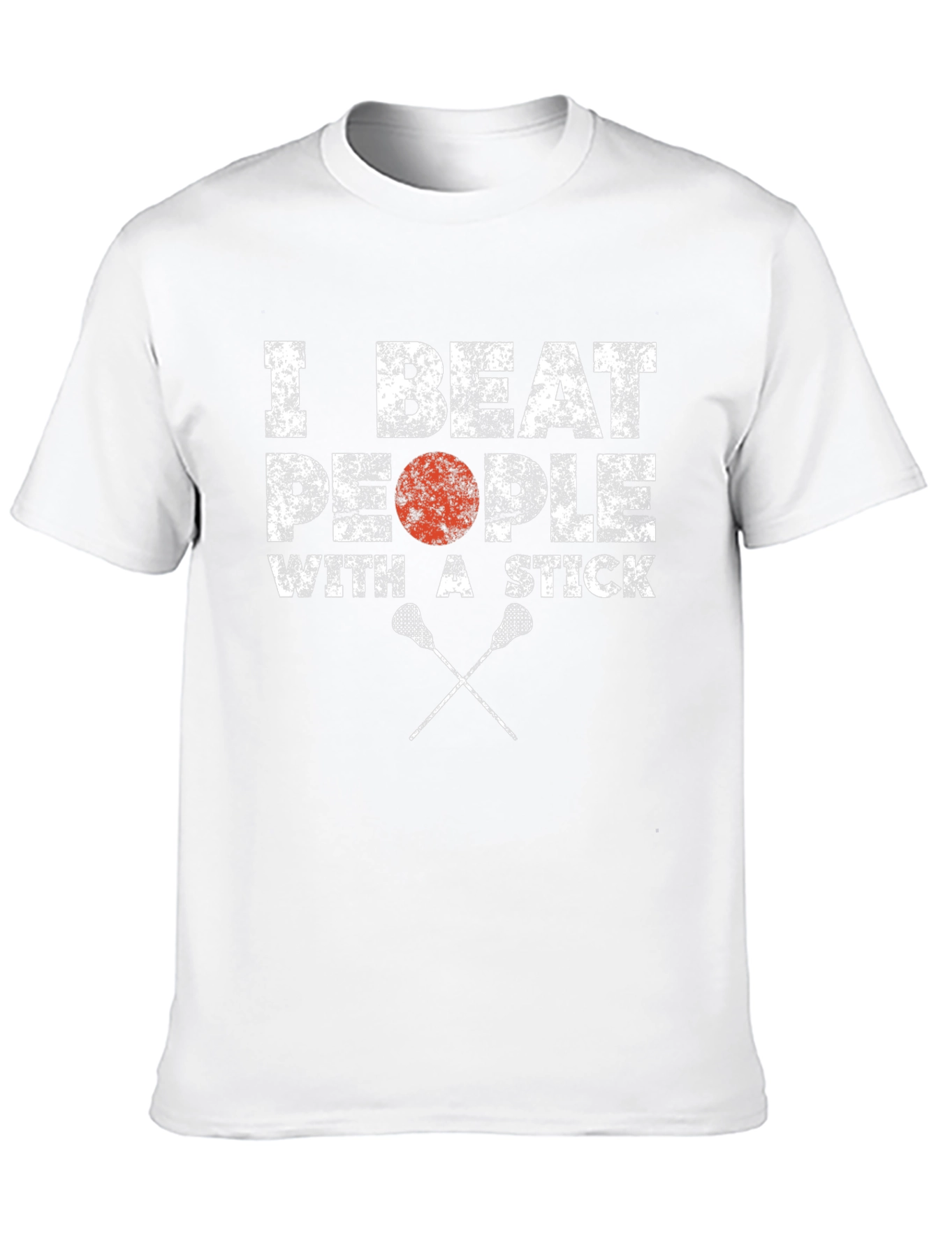 Lacrosse T-Shirt - I Beat People with a Stick