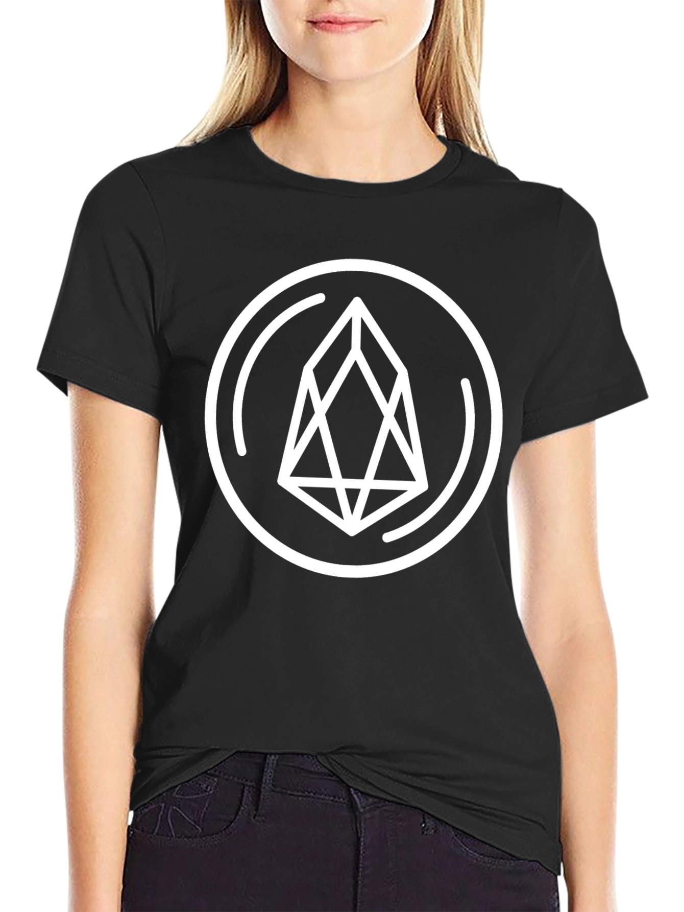 EOS Crypto T-Shirt - Black Graphic Tee