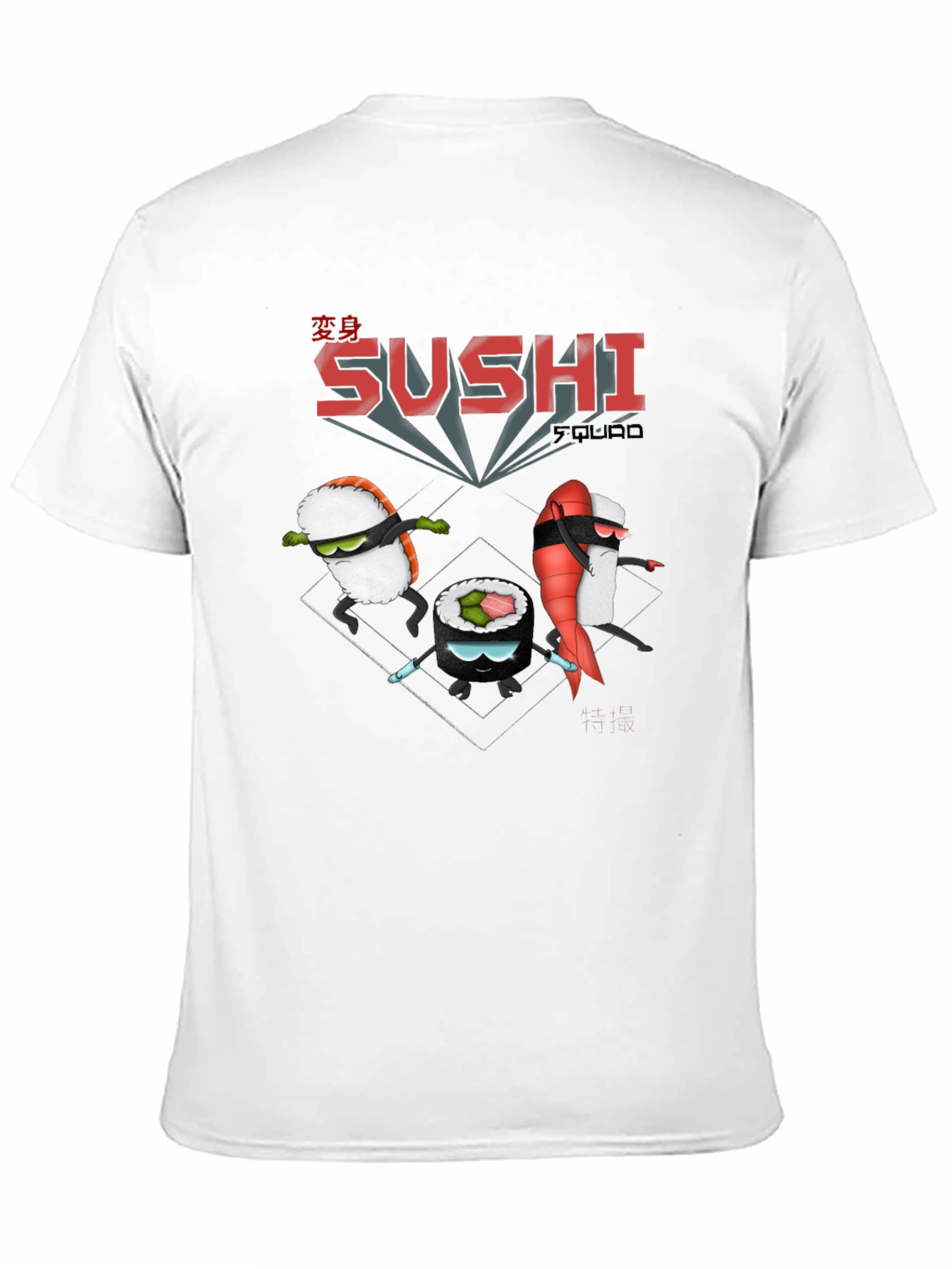 Sushi Squad Black T-Shirt