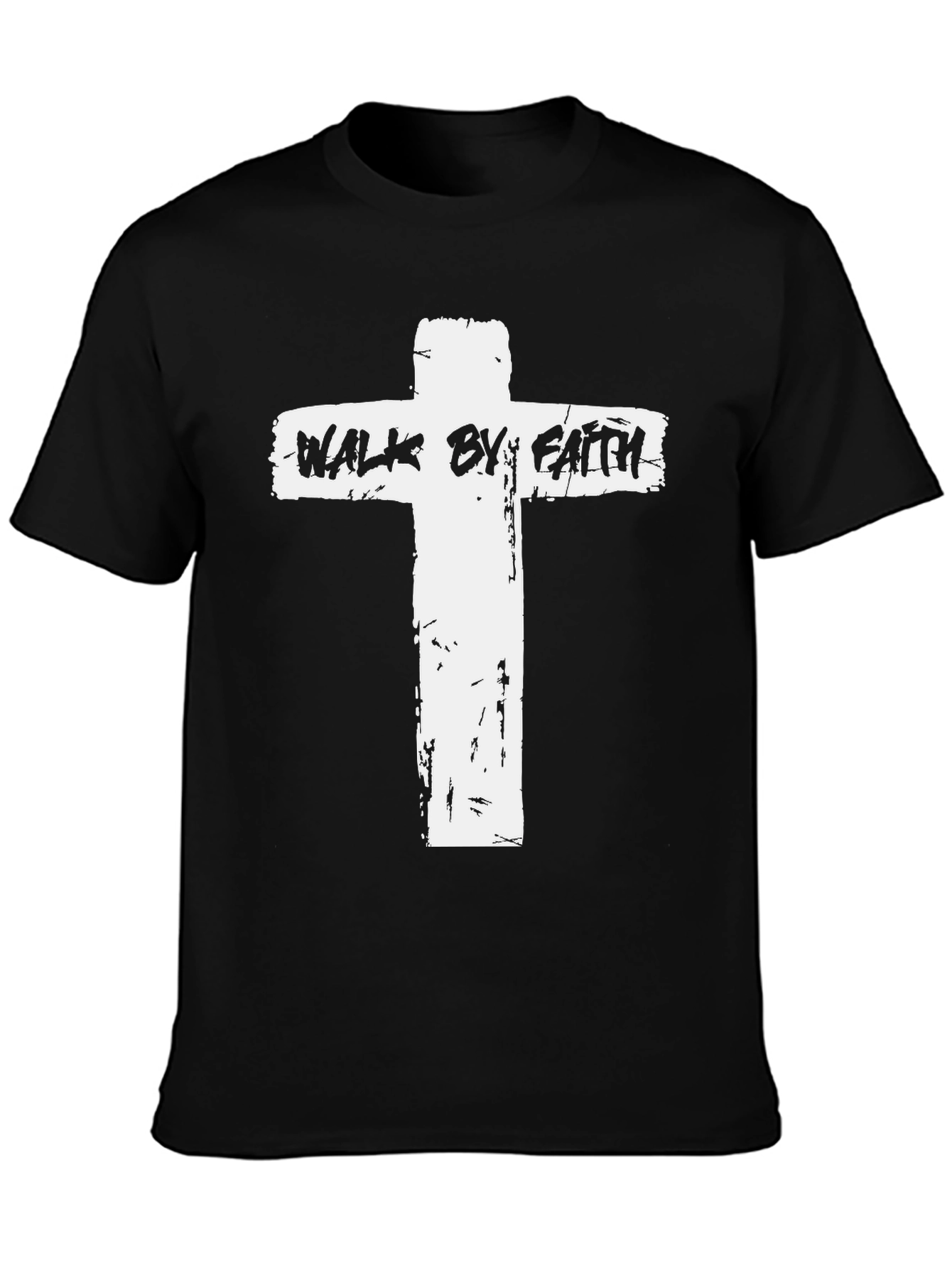 Walk by Faith Christian T-Shirt - Stylish Religious Apparel