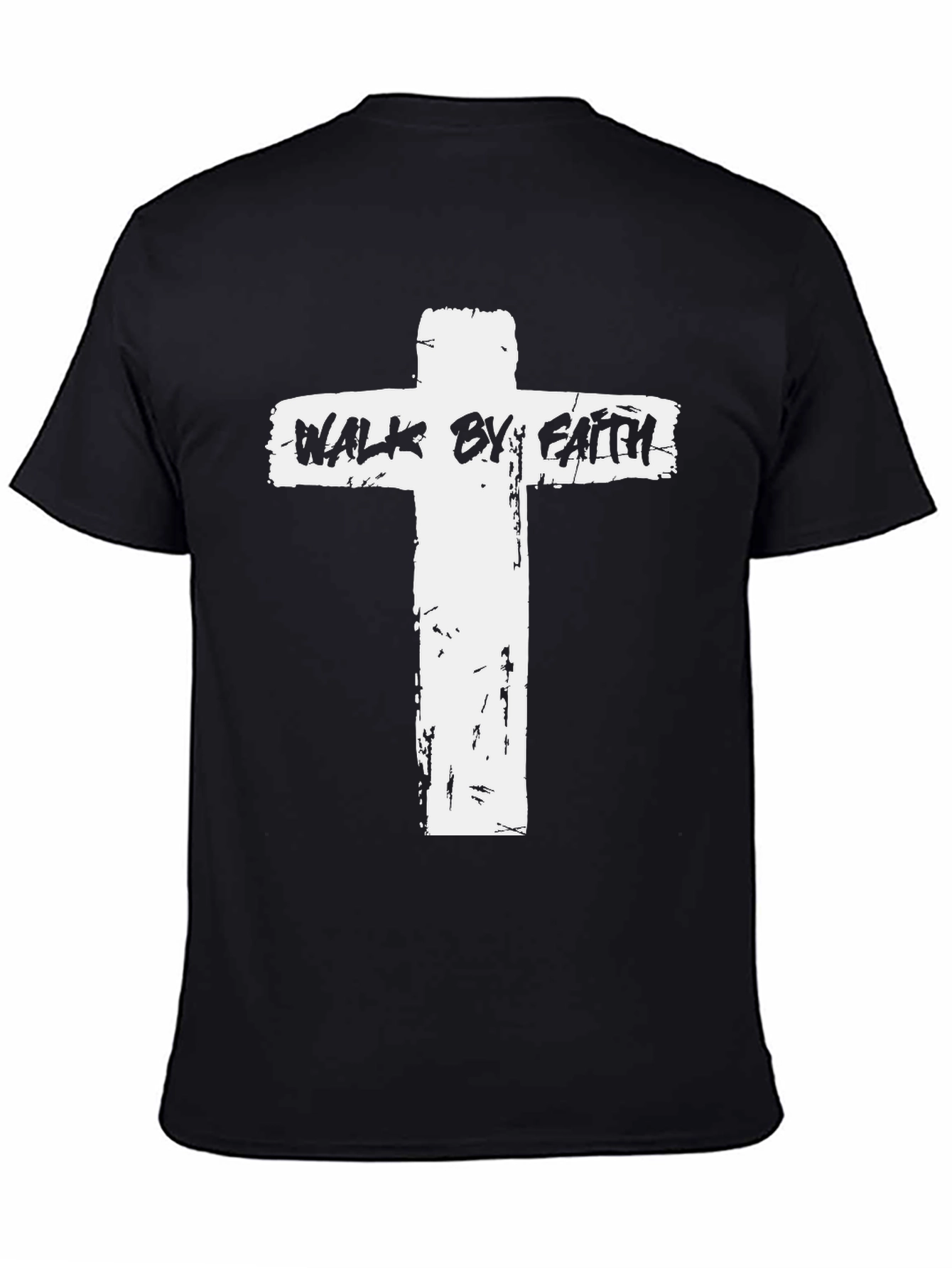 Walk by Faith Christian T-Shirt - Stylish Religious Apparel