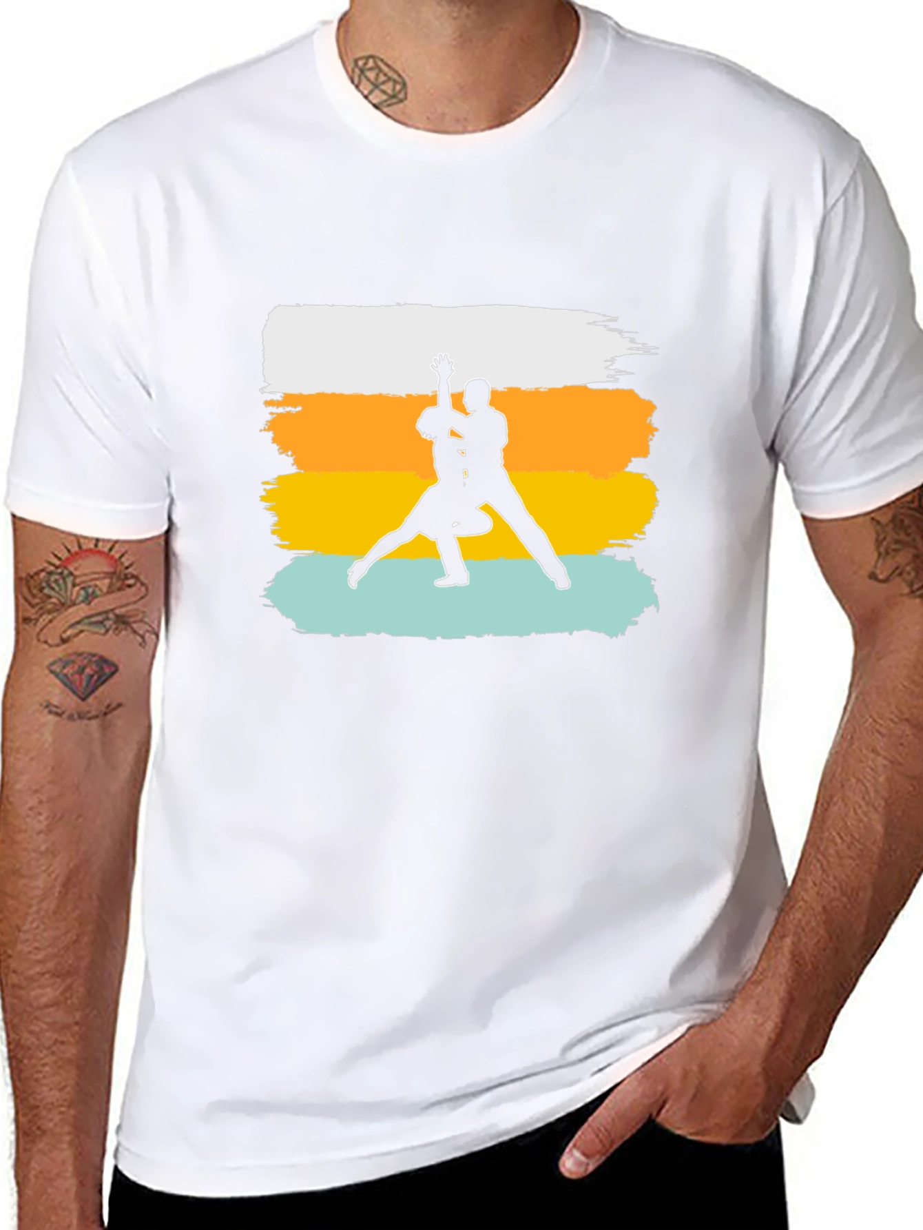 Dancing Silhouette T-Shirt: Stylish Graphic Tee