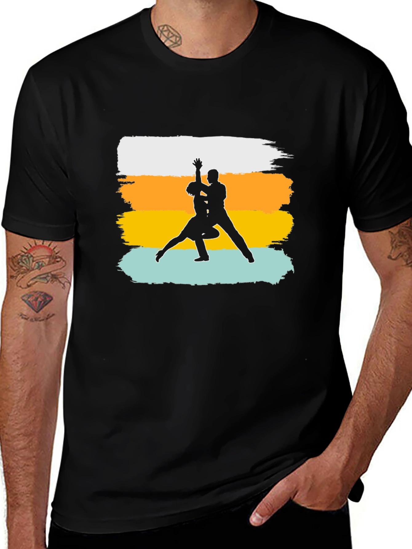 Dancing Silhouette T-Shirt: Stylish Graphic Tee