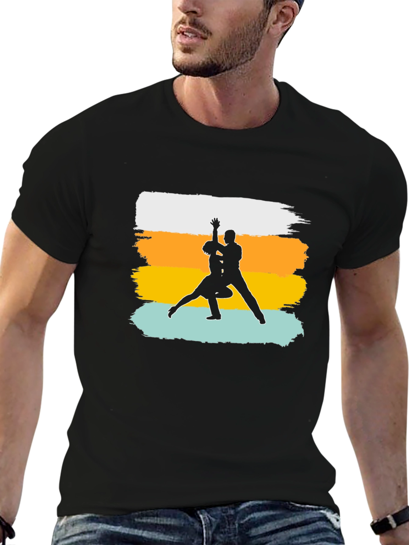 Dancing Silhouette T-Shirt: Stylish Graphic Tee