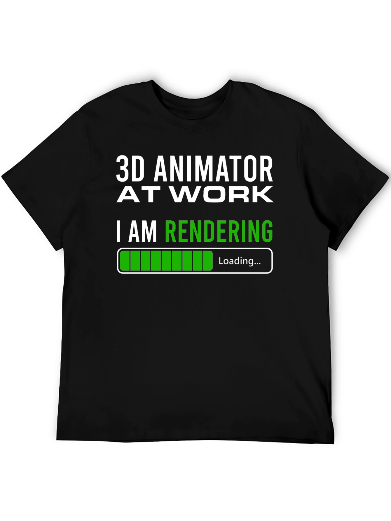 3D Animator At Work Rendering T-Shirt