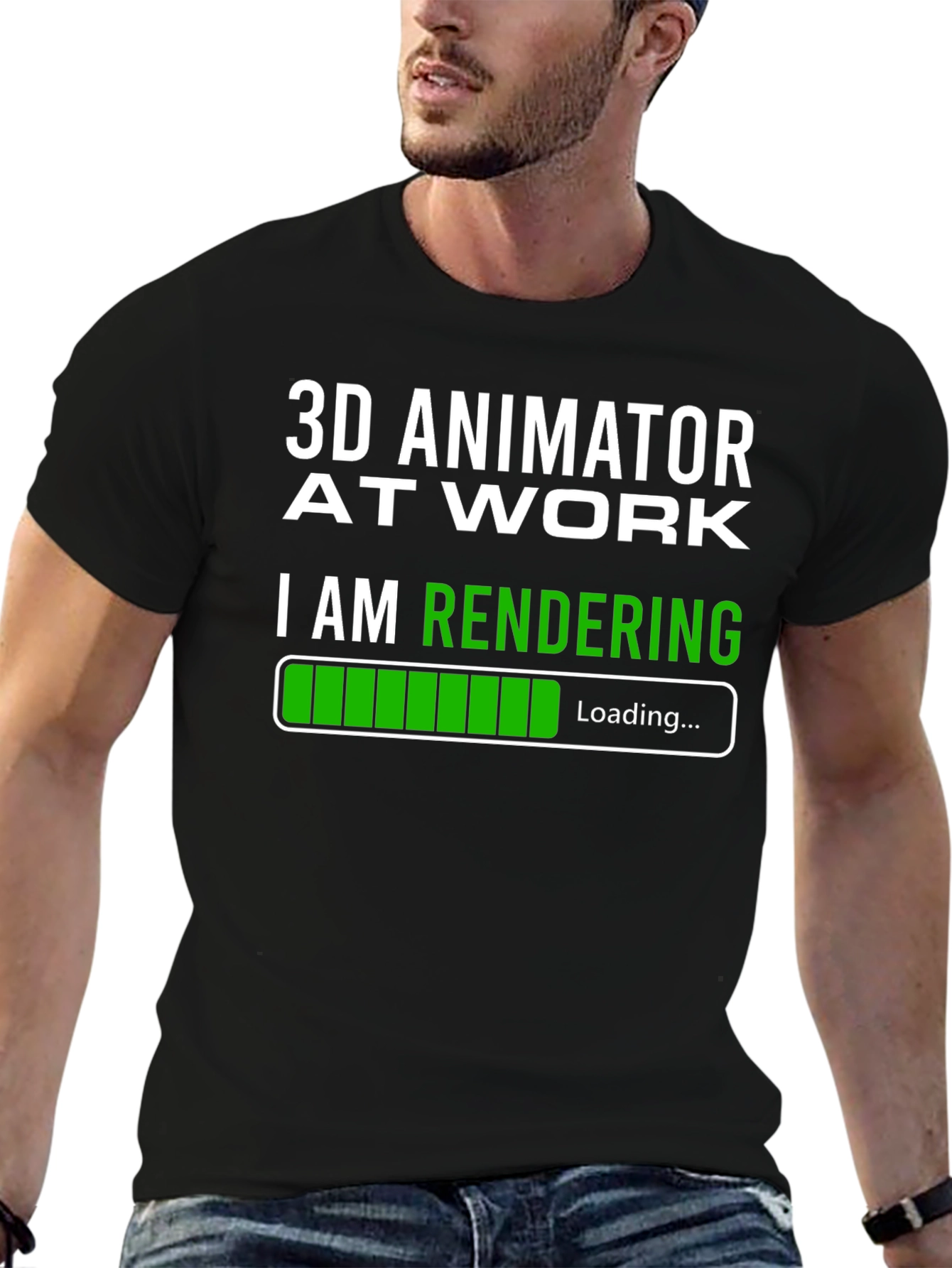3D Animator At Work Rendering T-Shirt