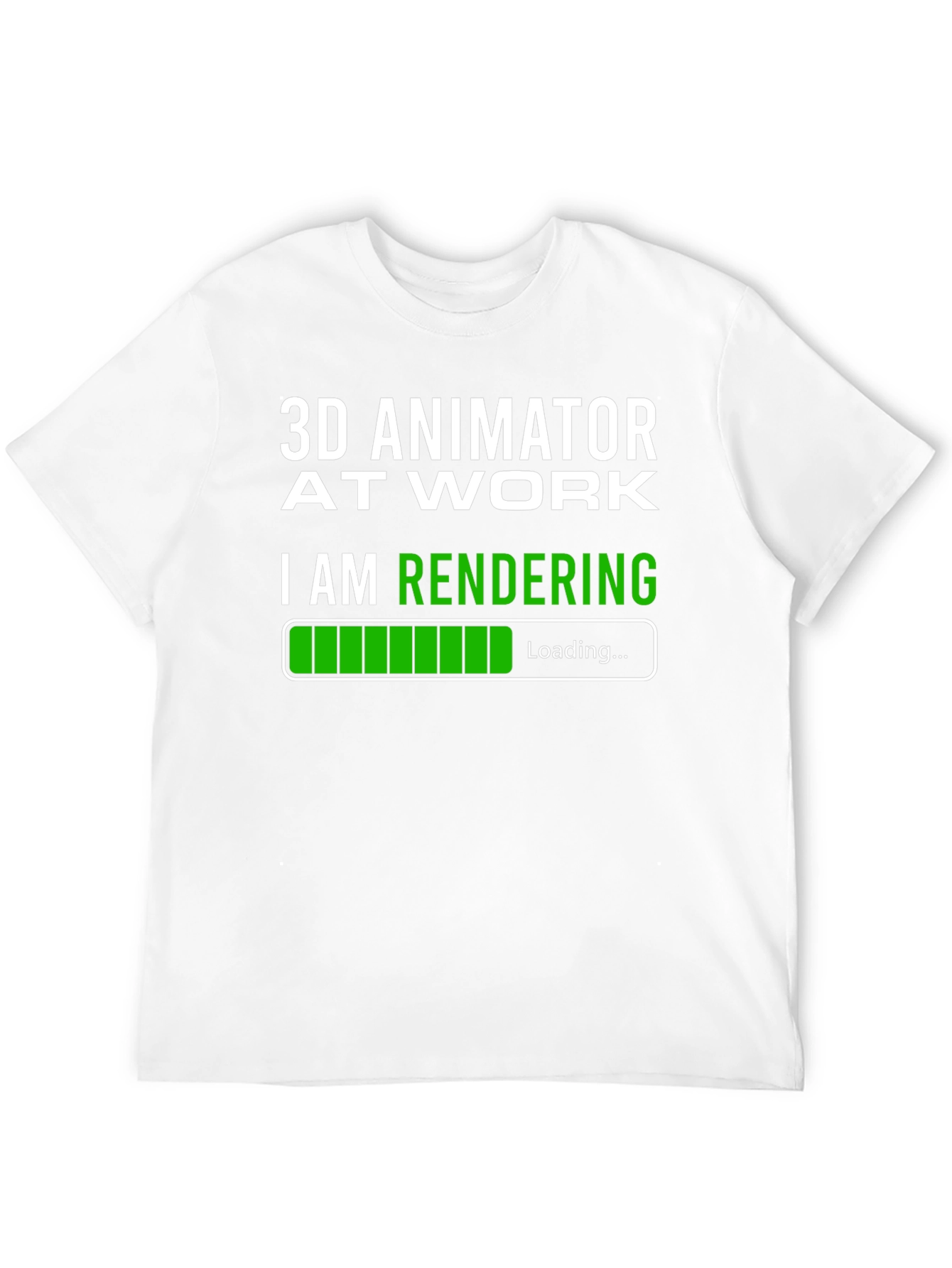 3D Animator At Work Rendering T-Shirt