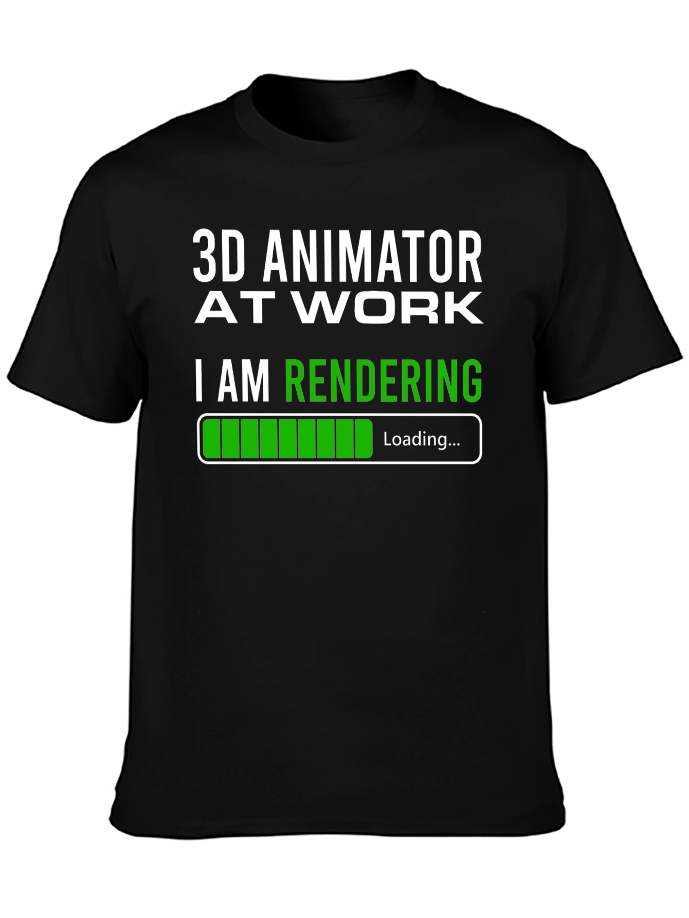 3D Animator At Work Rendering T-Shirt