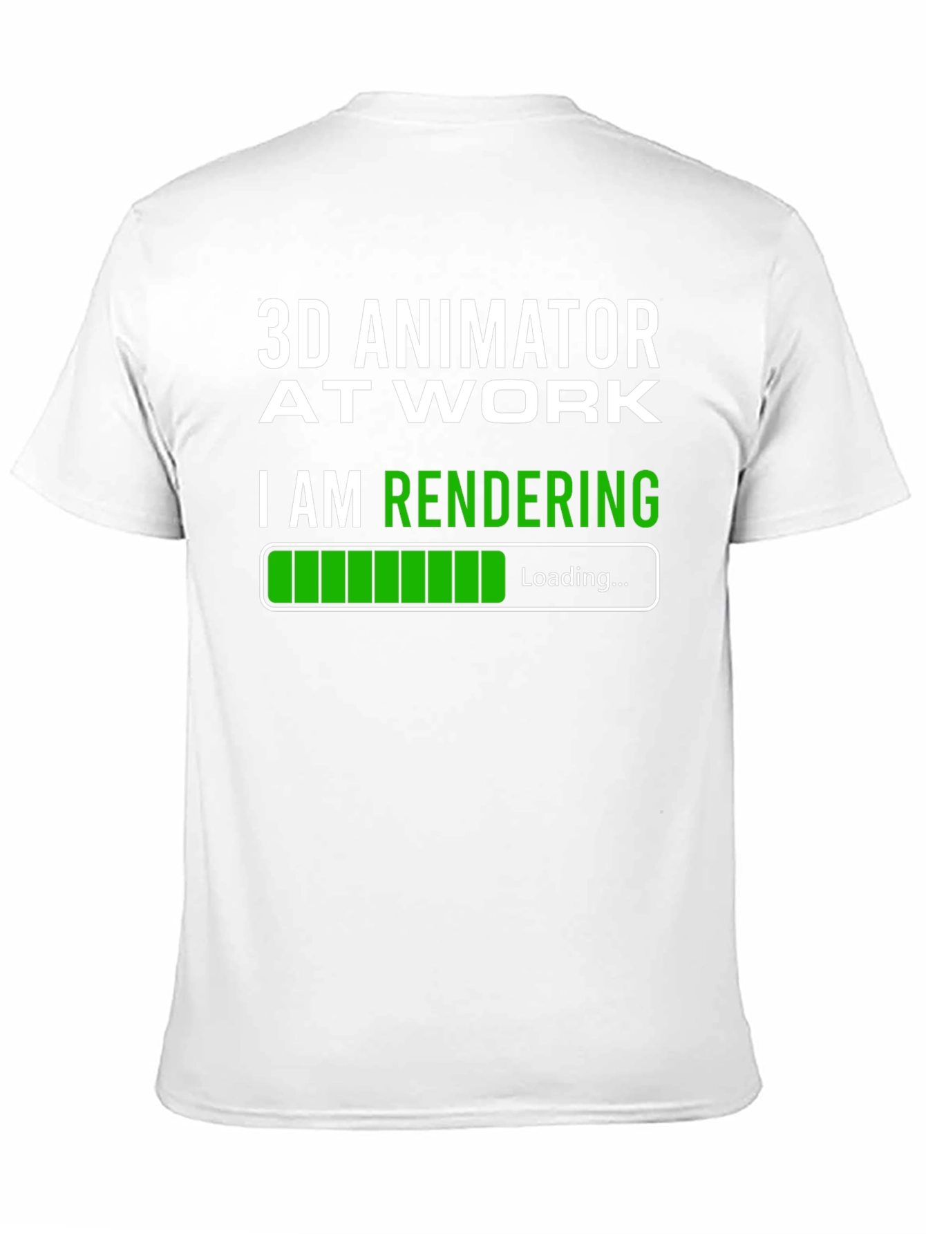 3D Animator At Work Rendering T-Shirt