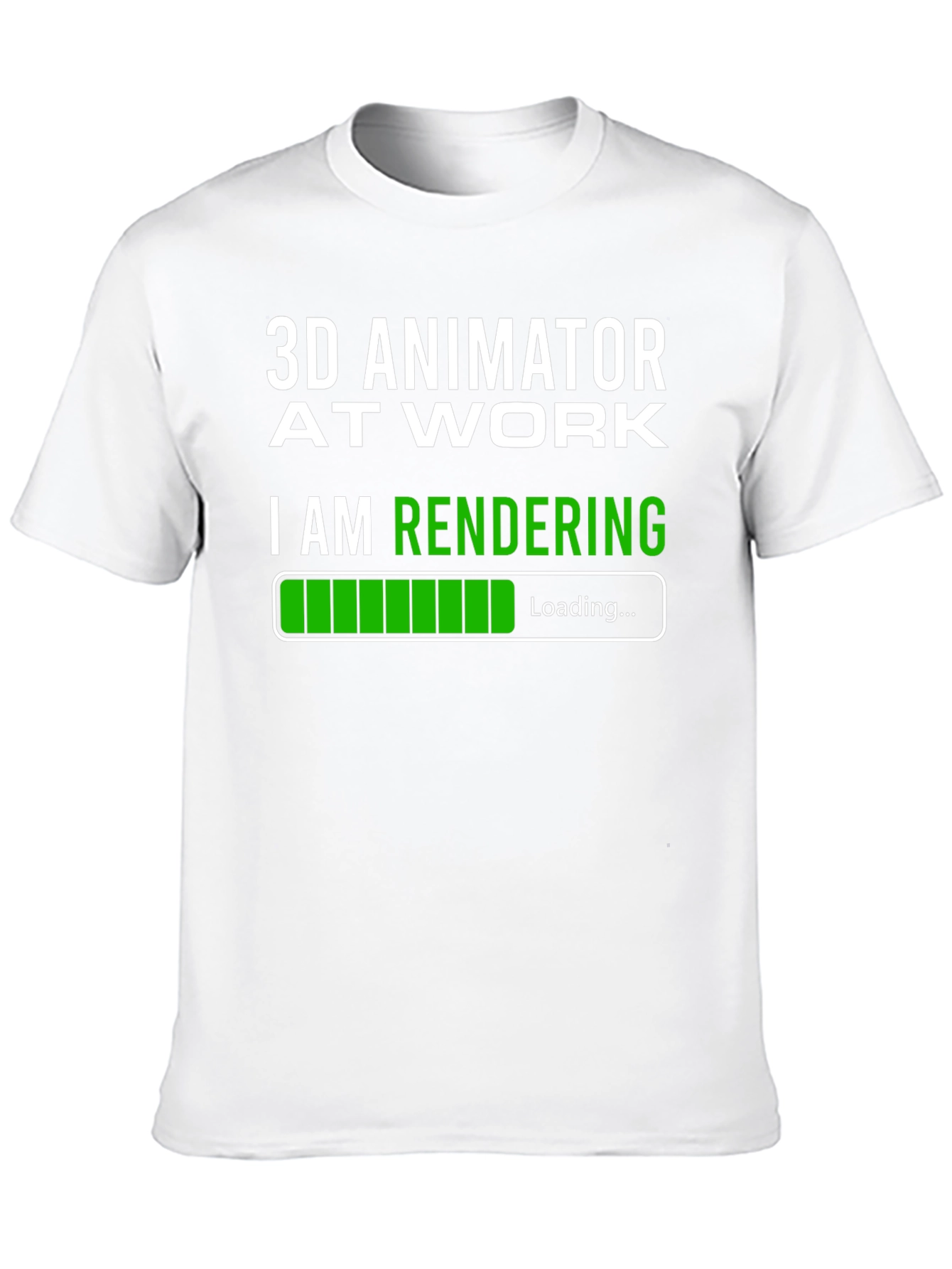 3D Animator At Work Rendering T-Shirt