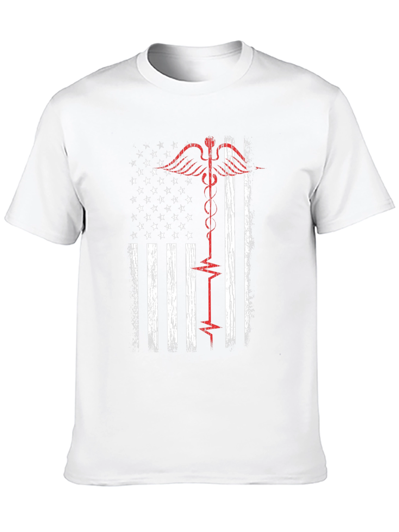 American Flag Caduceus T-Shirt