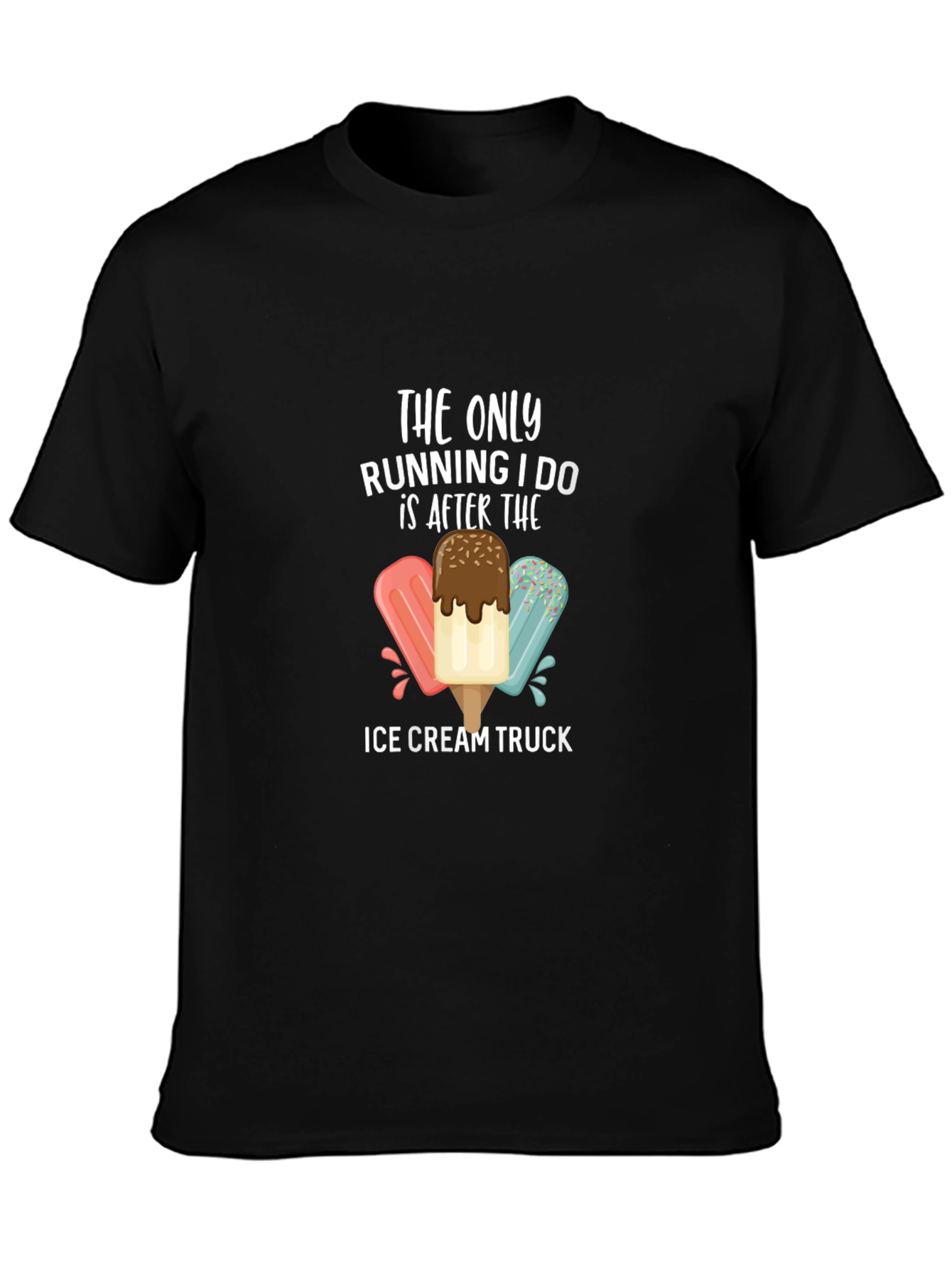 Ice Cream Truck Running T-Shirt