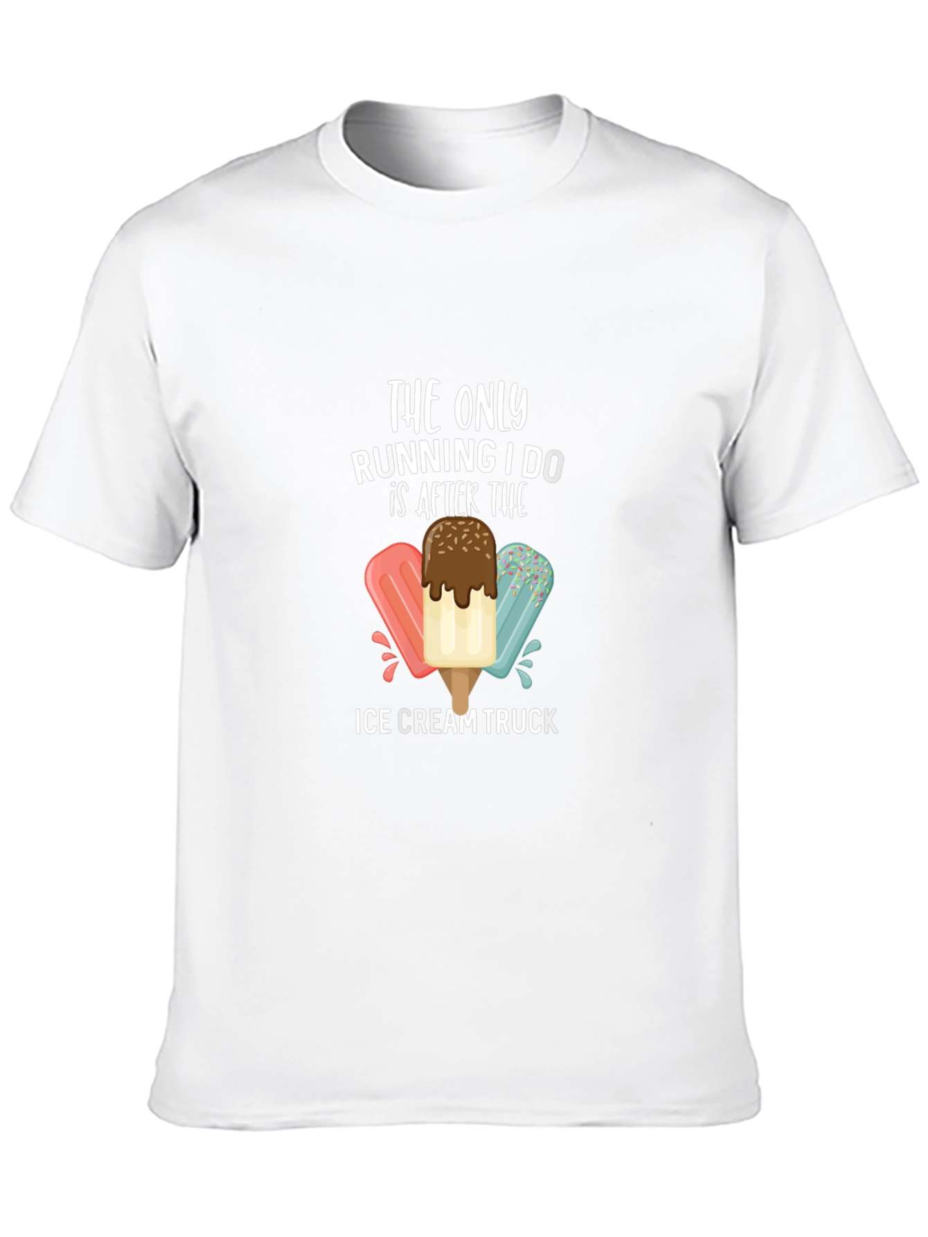 Ice Cream Truck Running T-Shirt