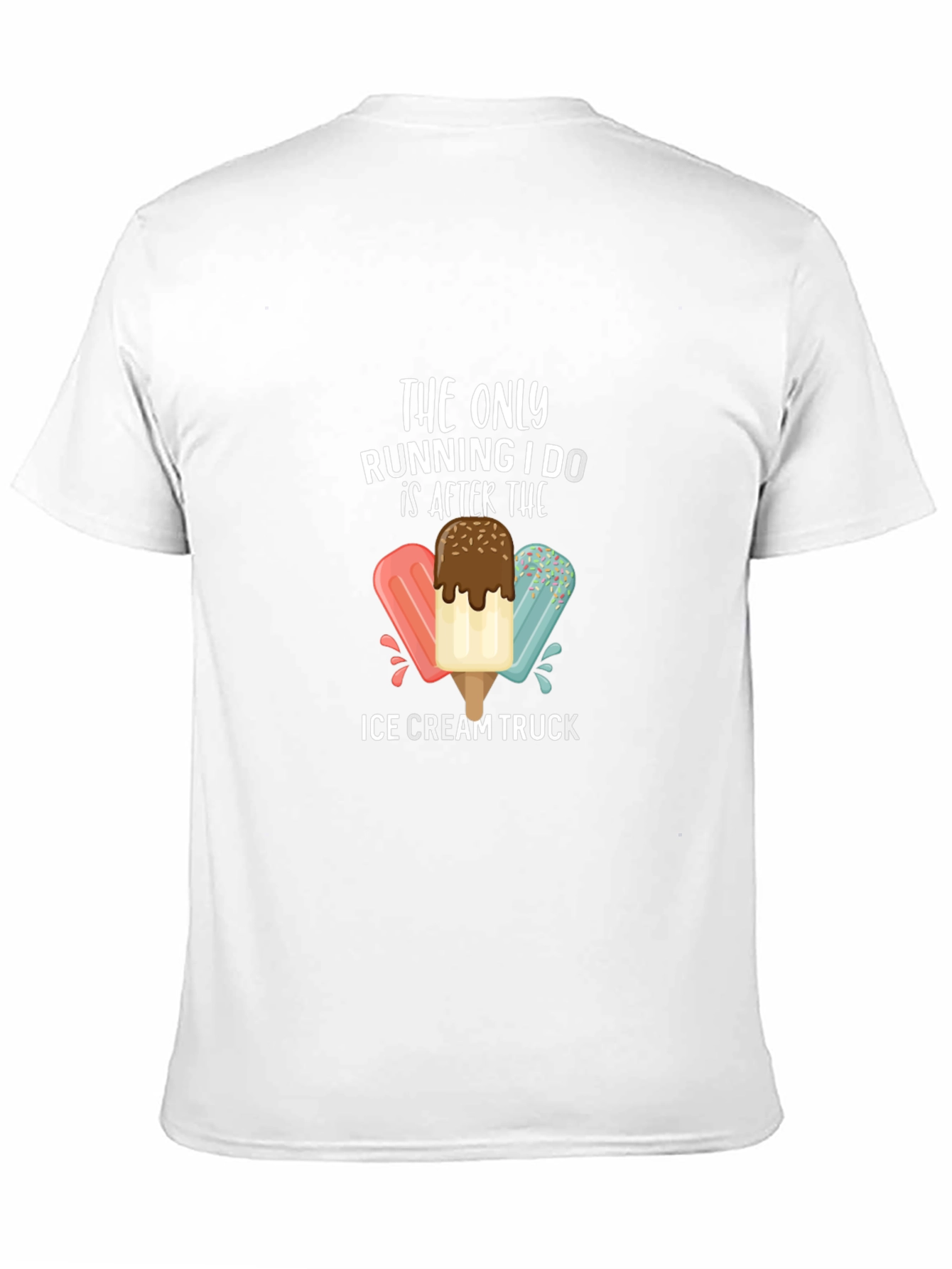 Ice Cream Truck Running T-Shirt