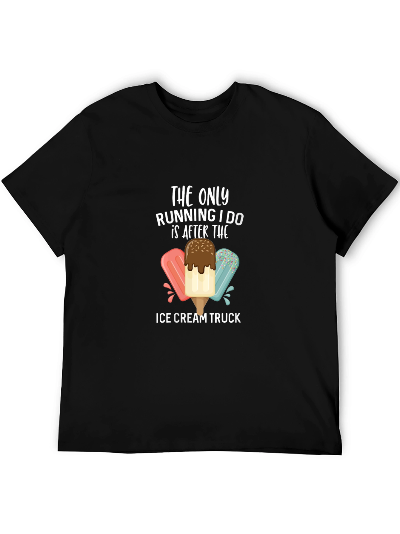 Ice Cream Truck Running T-Shirt