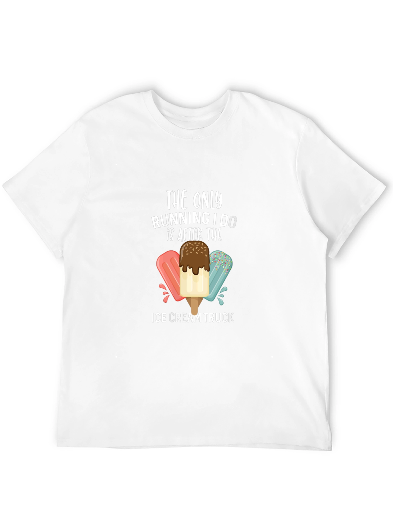 Ice Cream Truck Running T-Shirt