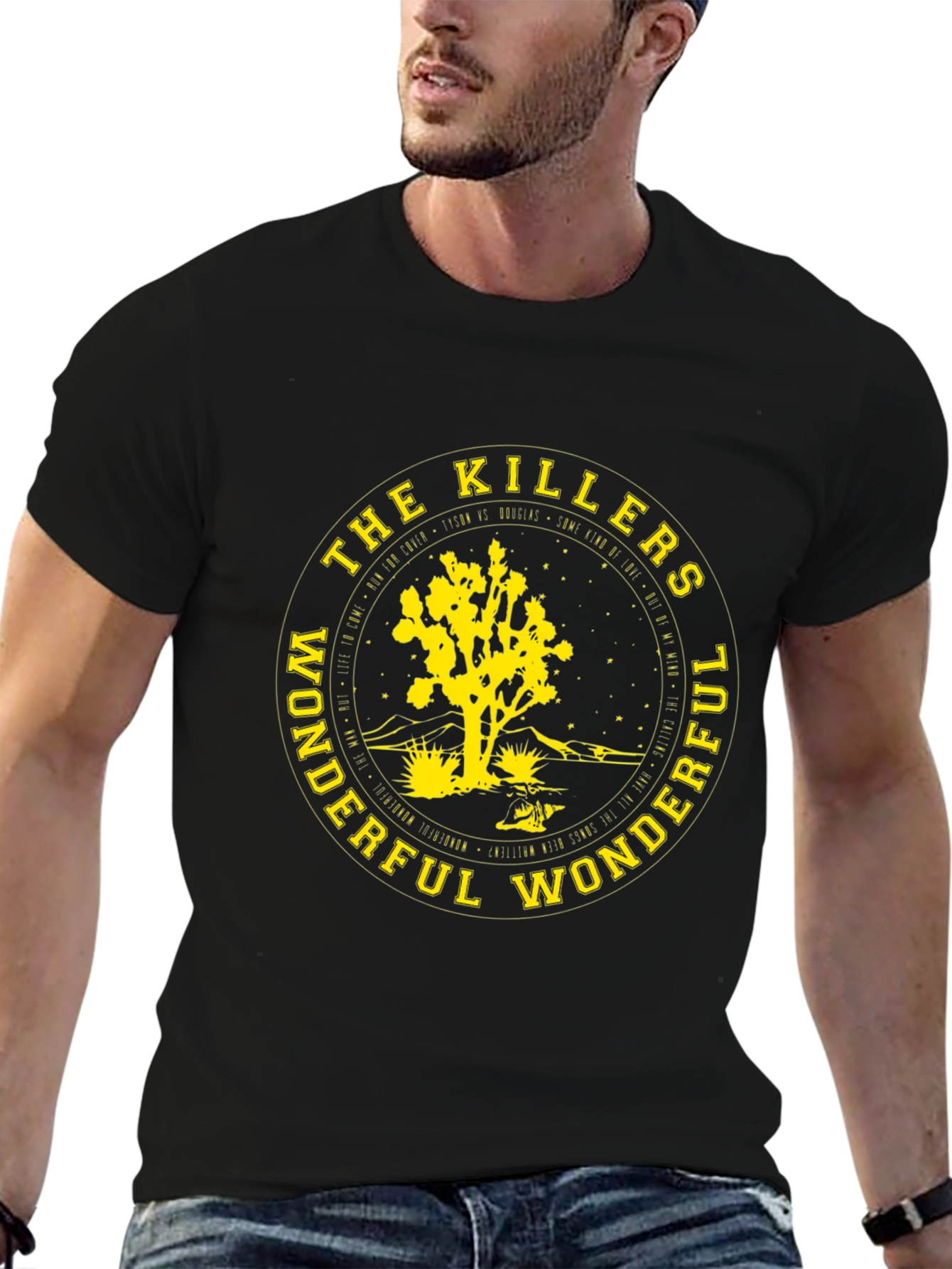 The Killers Wonderful Wonderful Black T-Shirt