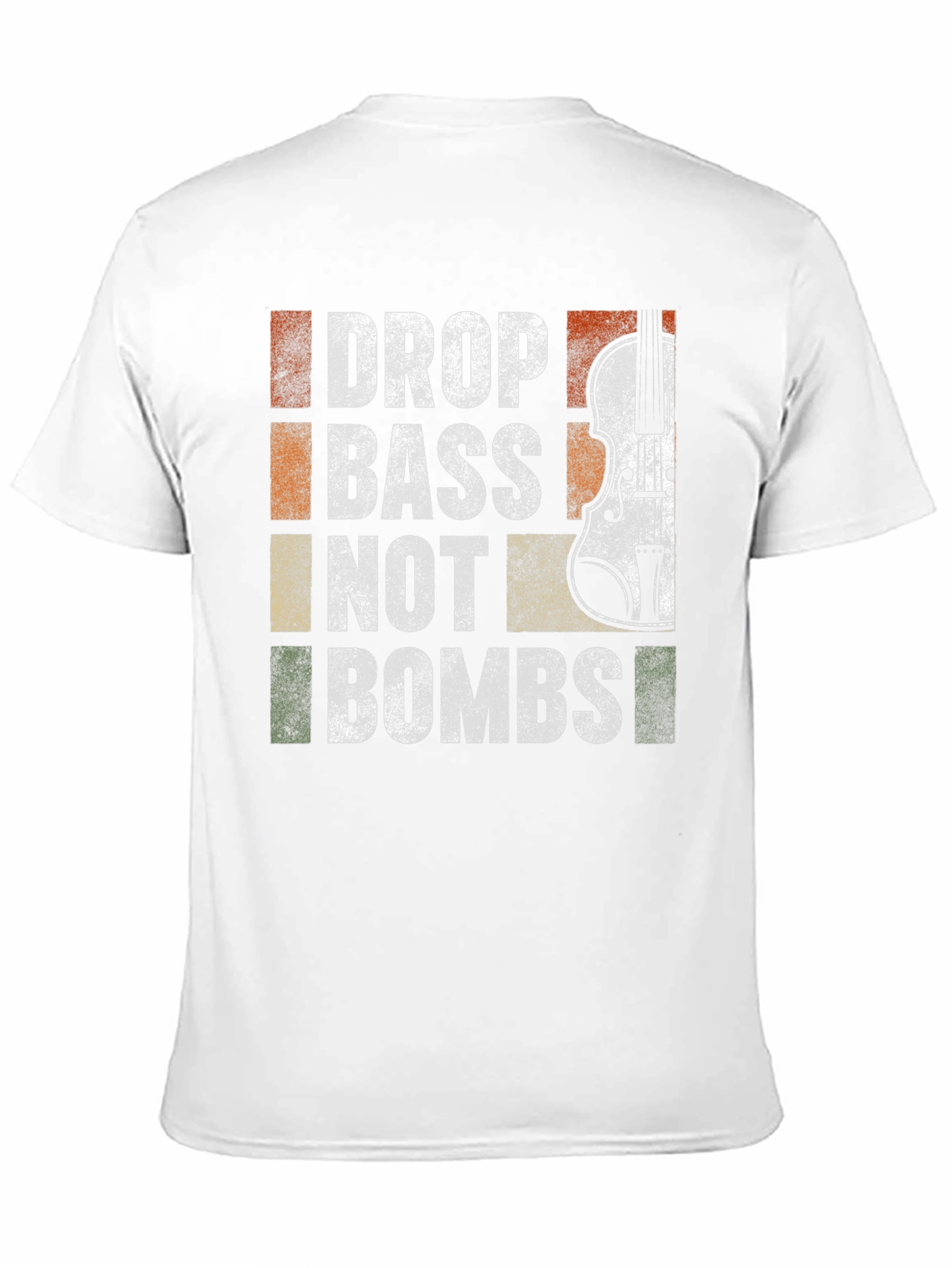 Drop Bass Not Bombs Graphic T-Shirt
