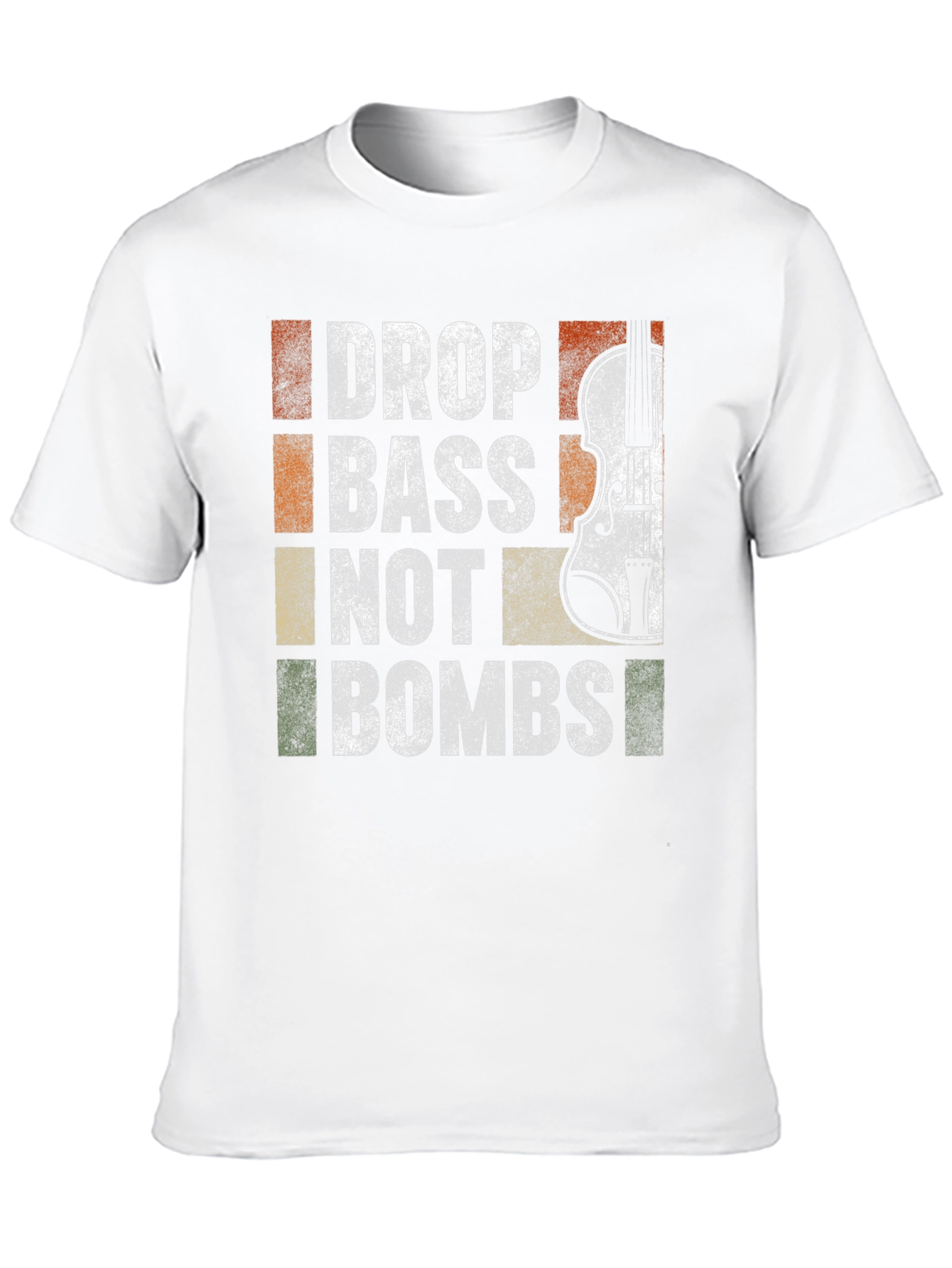 Drop Bass Not Bombs Graphic T-Shirt