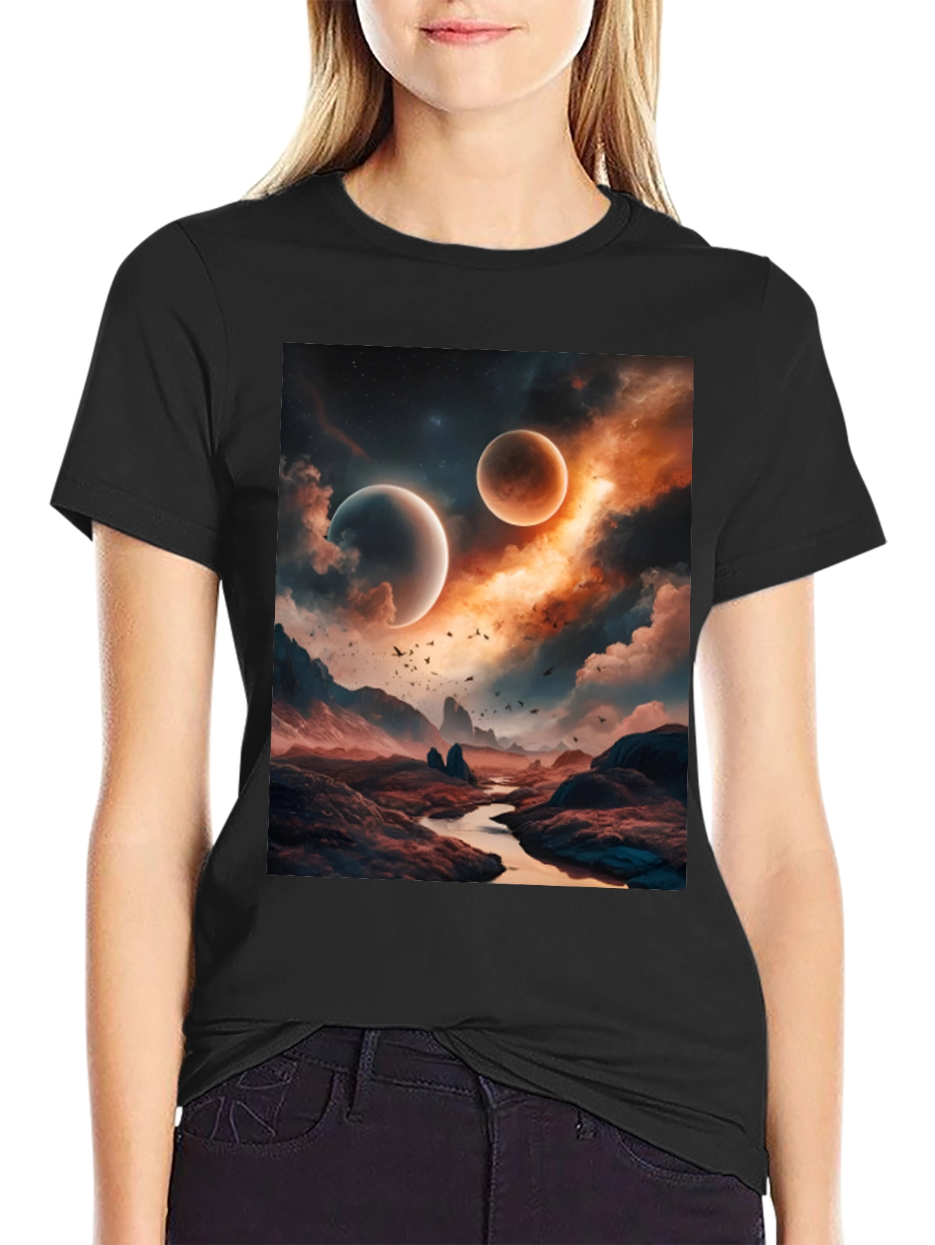 Cosmic Landscape Graphic Tee