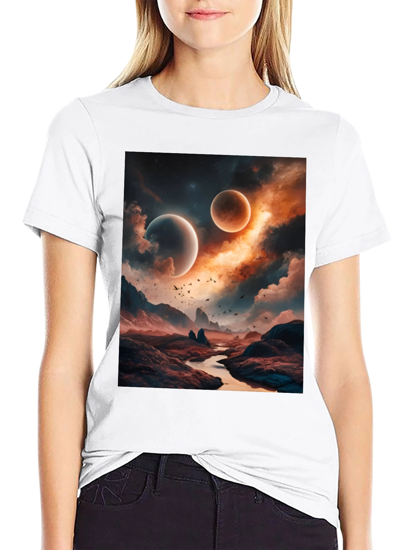 Cosmic Landscape Graphic Tee