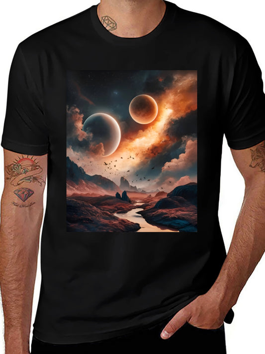 Cosmic Landscape Graphic Tee