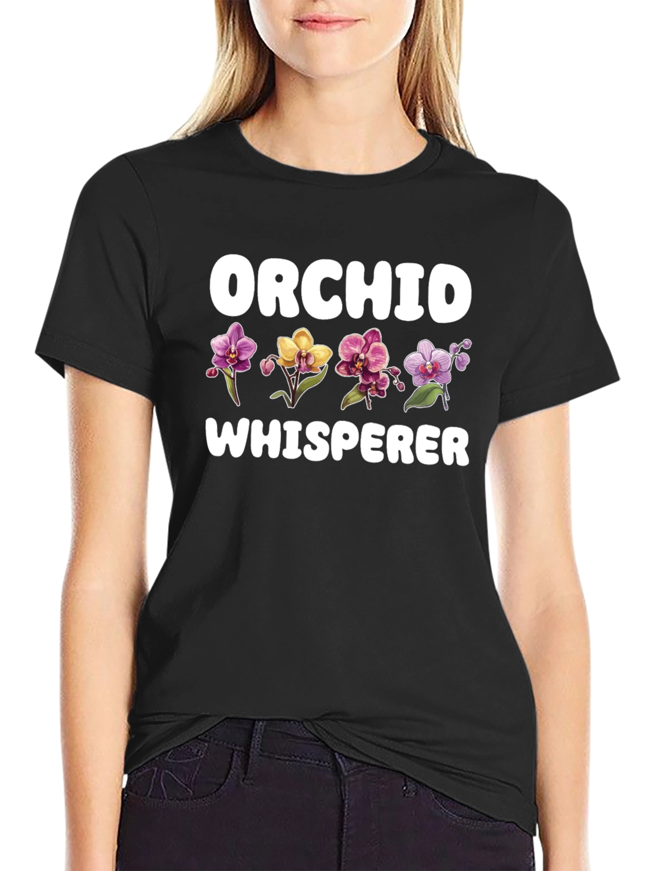 Orchid Whisperer Graphic Tee