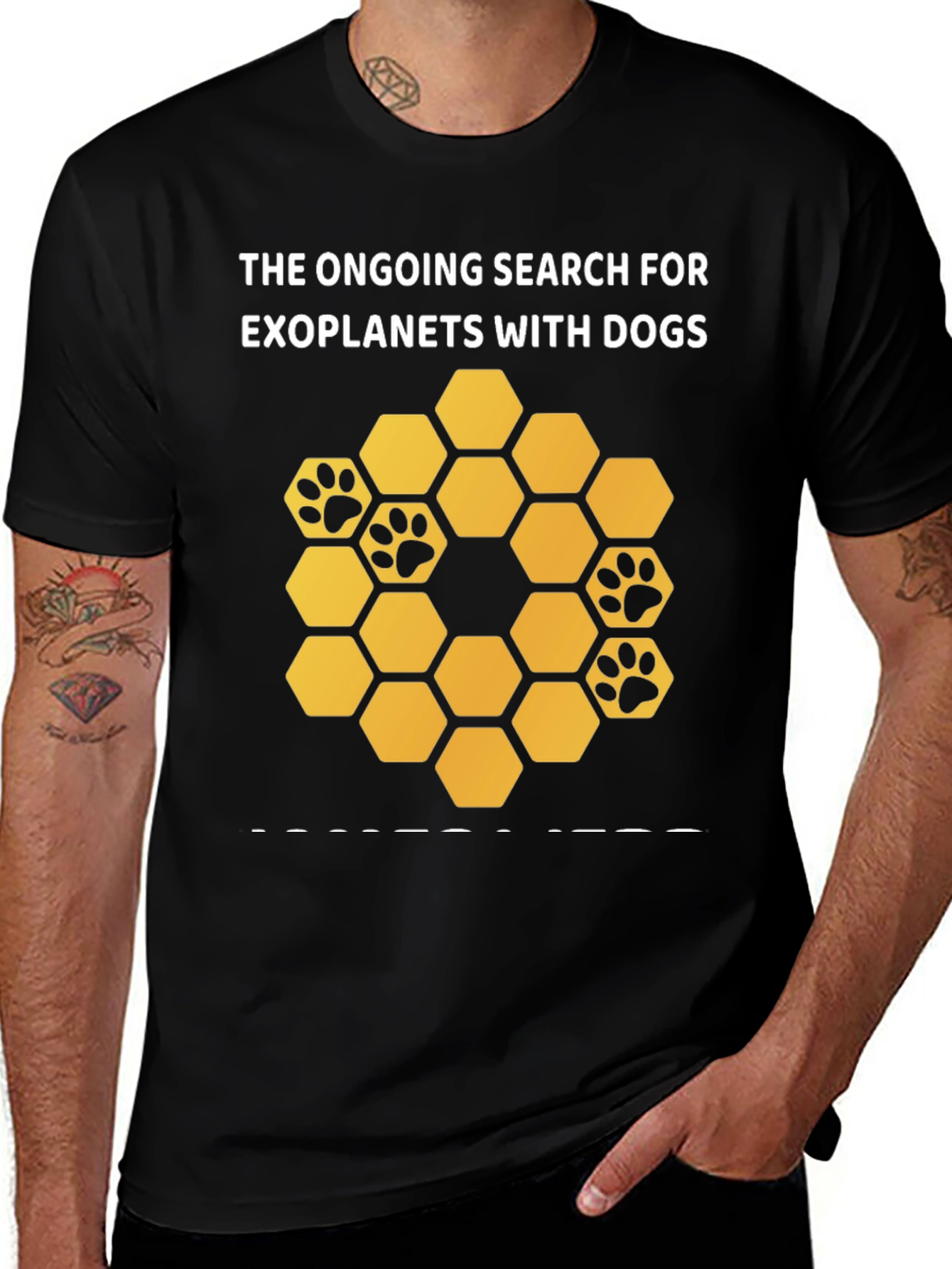 The Ongoing Search for Exoplanets with Dogs T-Shirt